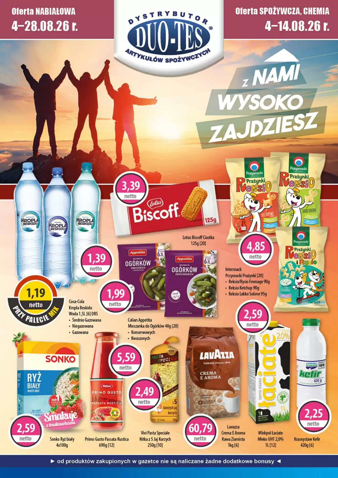 Gazetka promocyjna DUO-TES  ważna od 04.08.2026 - Strona 1.