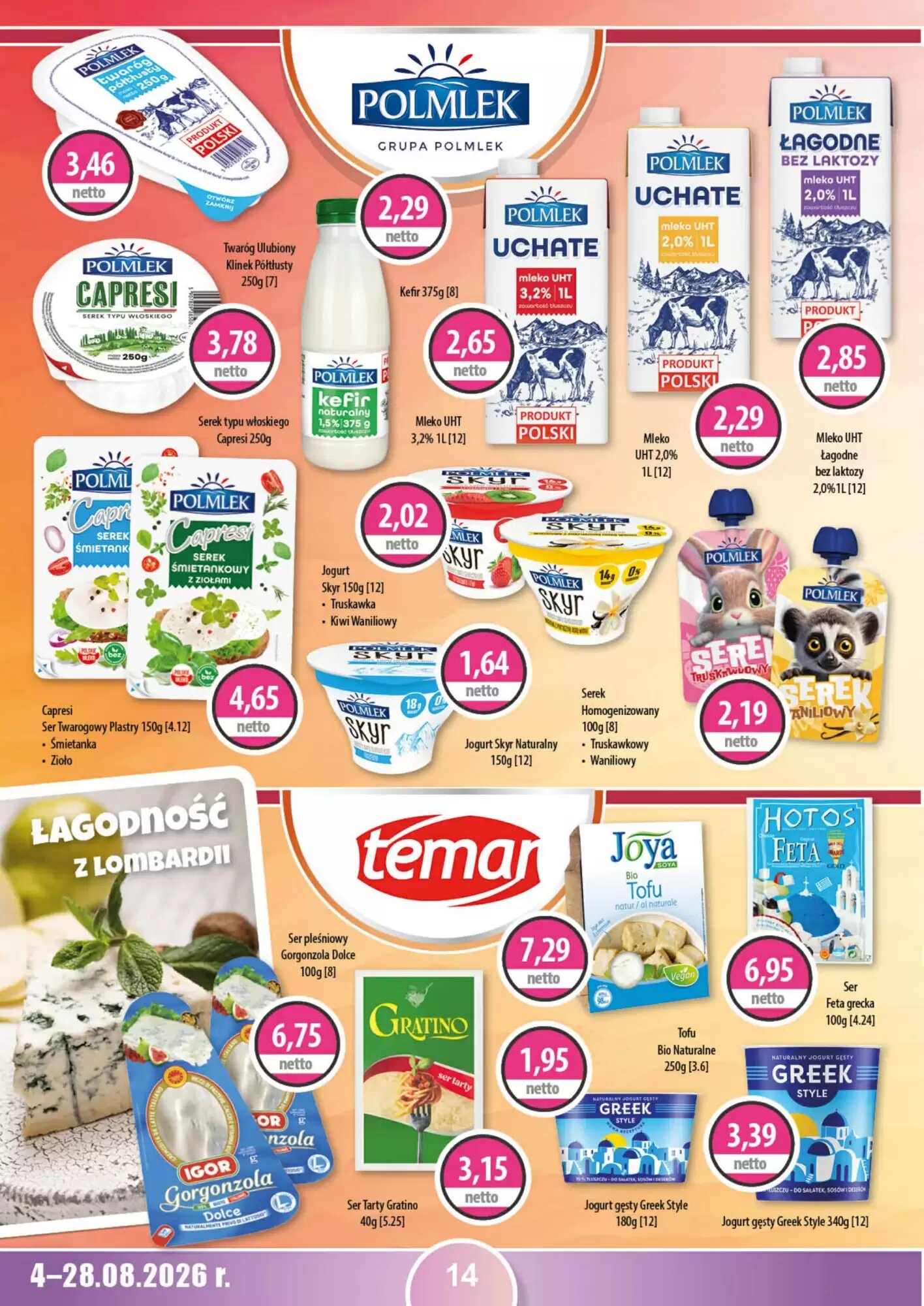 Gazetka promocyjna DUO-TES  ważna od 04.08.2026 - Strona 14.