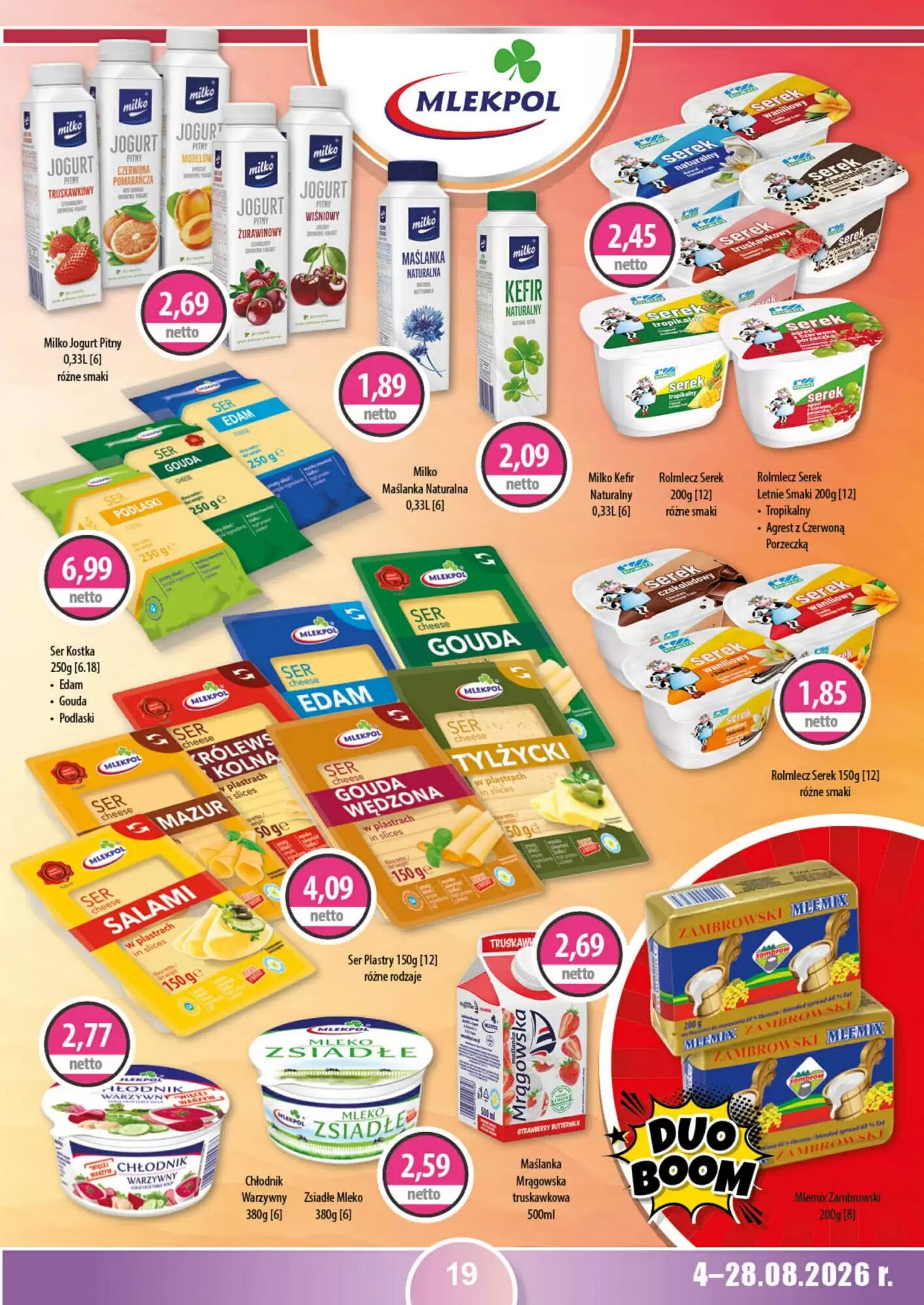 Gazetka promocyjna DUO-TES  ważna od 04.08.2026 - Strona 19.