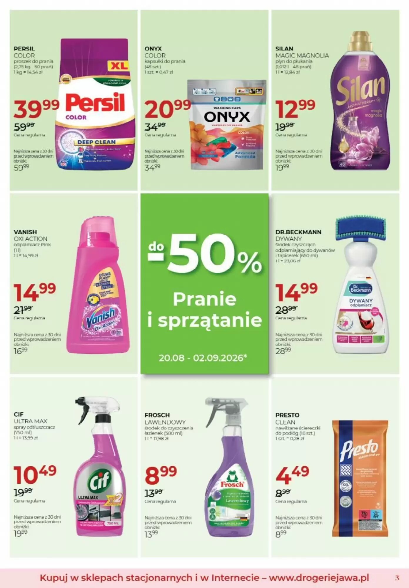 Gazetka promocyjna Jawa Drogerie  ważna od 04.08.2026 - Strona 3.
