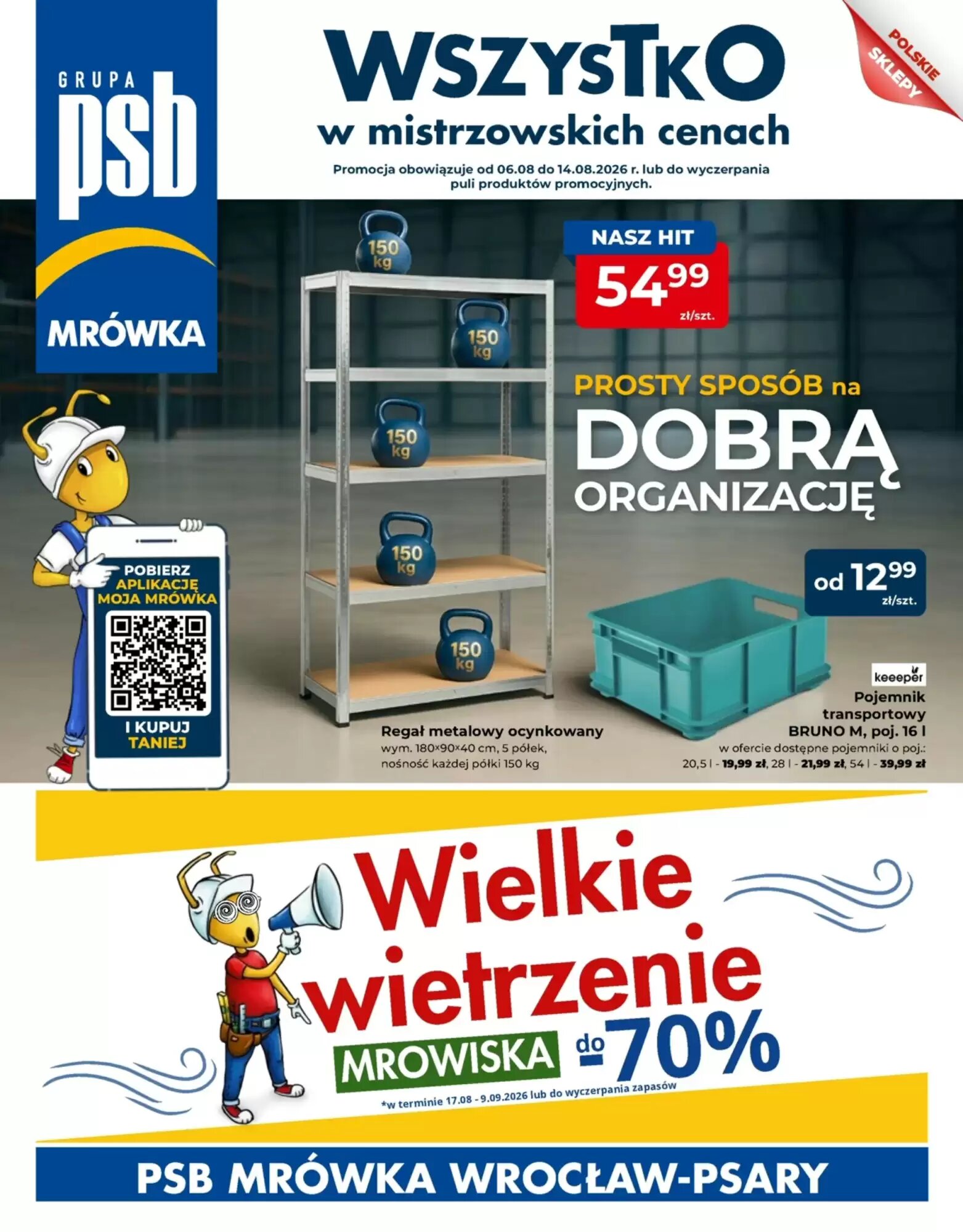 Gazetka promocyjna Mrówka ważna od 06.08.2026 - Strona 1.