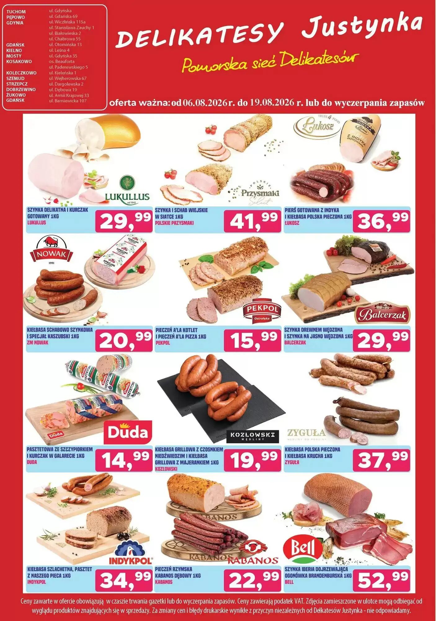 Gazetka promocyjna Delikatesy Justynka  ważna od 06.08.2026 - Strona 4.