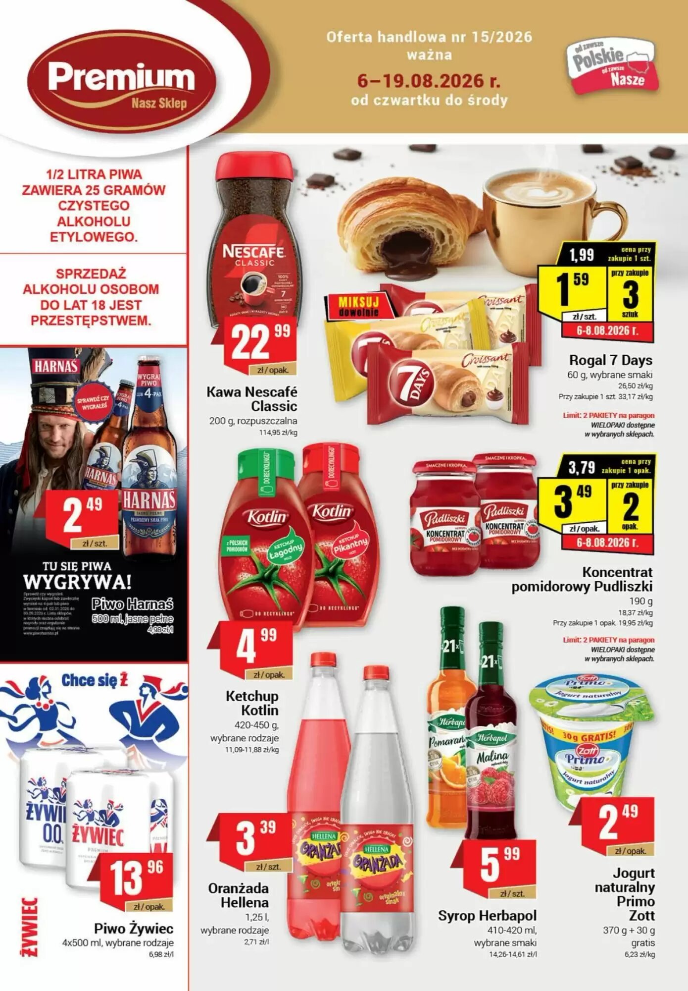 Gazetka promocyjna Premium Nasz Sklep  ważna od 06.08.2026 - Strona 1.