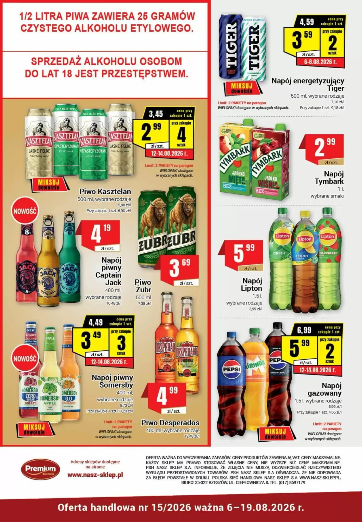 Gazetka promocyjna Premium Nasz Sklep  ważna od 06.08.2026 - Strona 6.