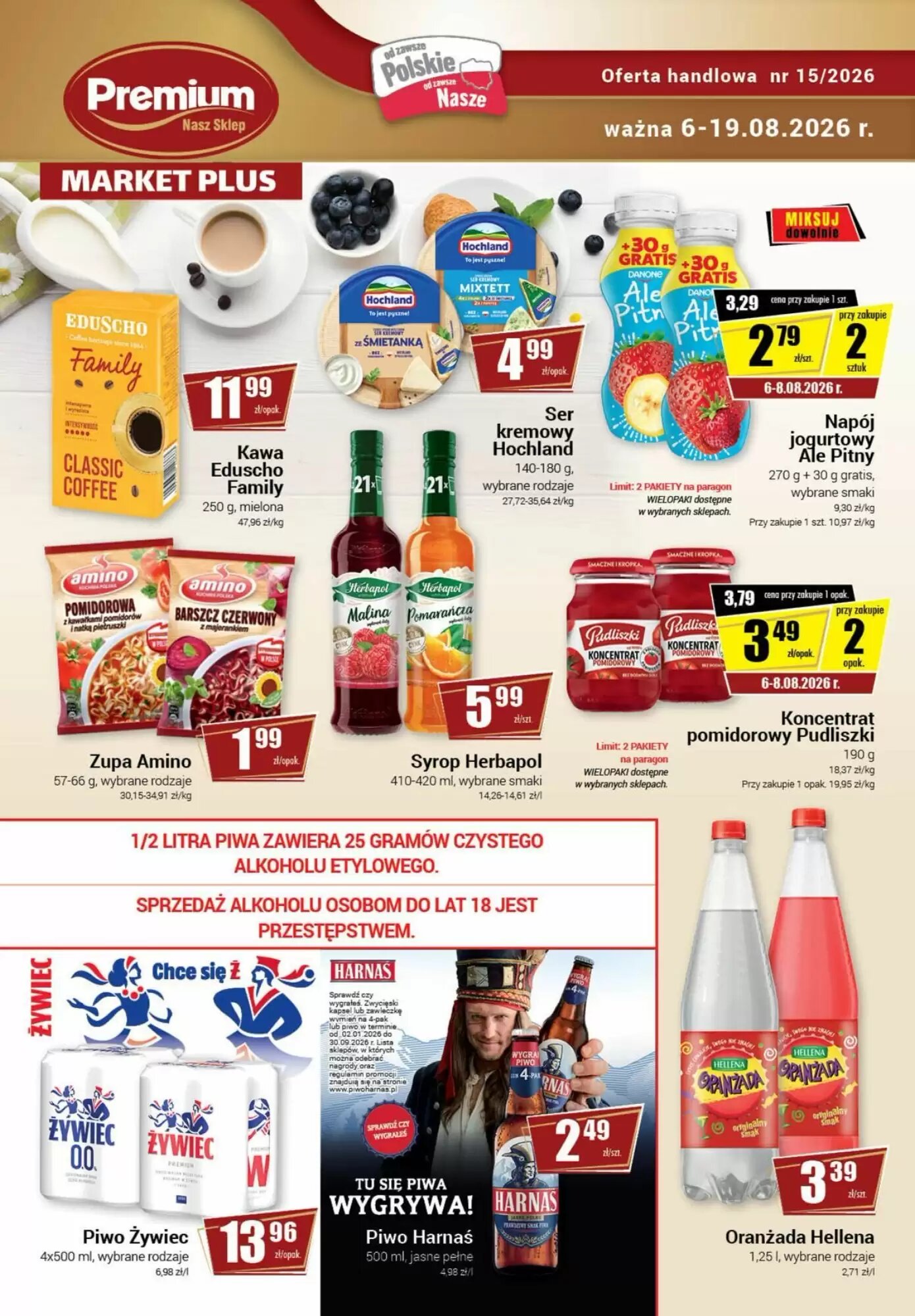 Gazetka promocyjna Premium Nasz Sklep  ważna od 06.08.2026 - Strona 1.