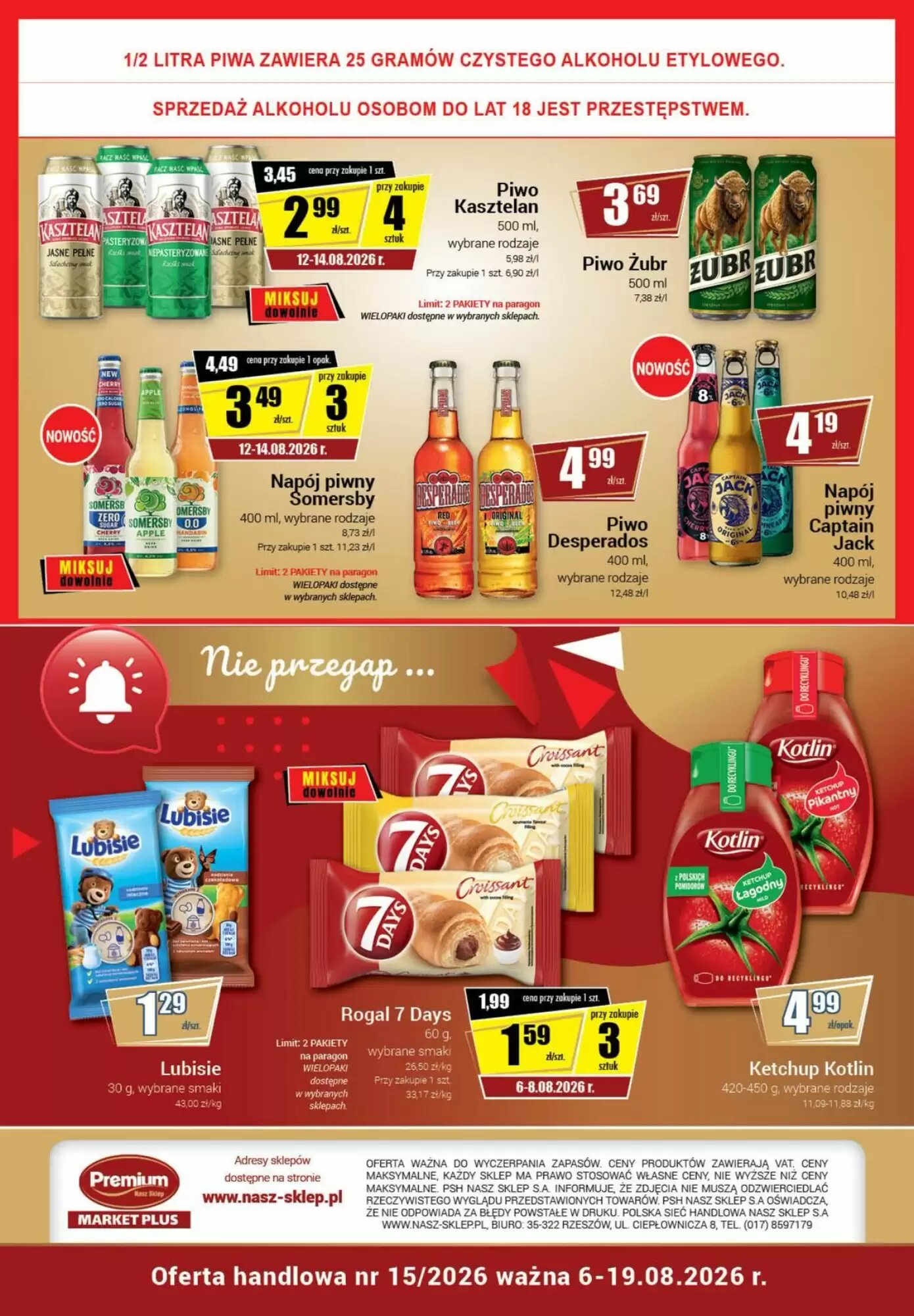Gazetka promocyjna Premium Nasz Sklep  ważna od 06.08.2026 - Strona 8.