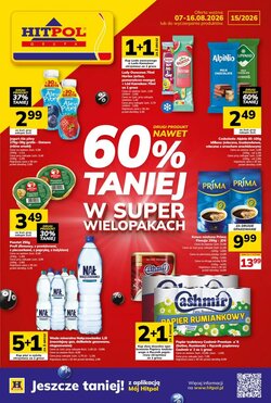 Gazetka promocyjna Hitpol  ważna od 07.08.2026