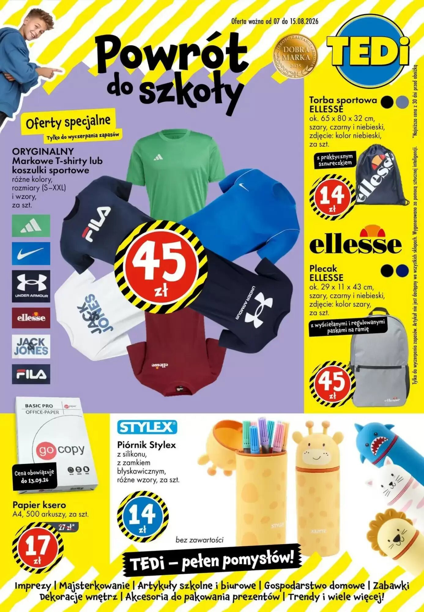 Gazetka promocyjna Tedi ważna od 07.08.2026 - Strona 1.