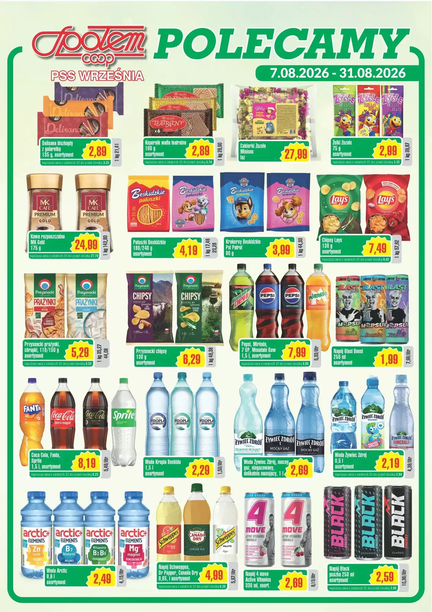 Gazetka promocyjna Społem ważna od 07.08.2026 - Strona 1.