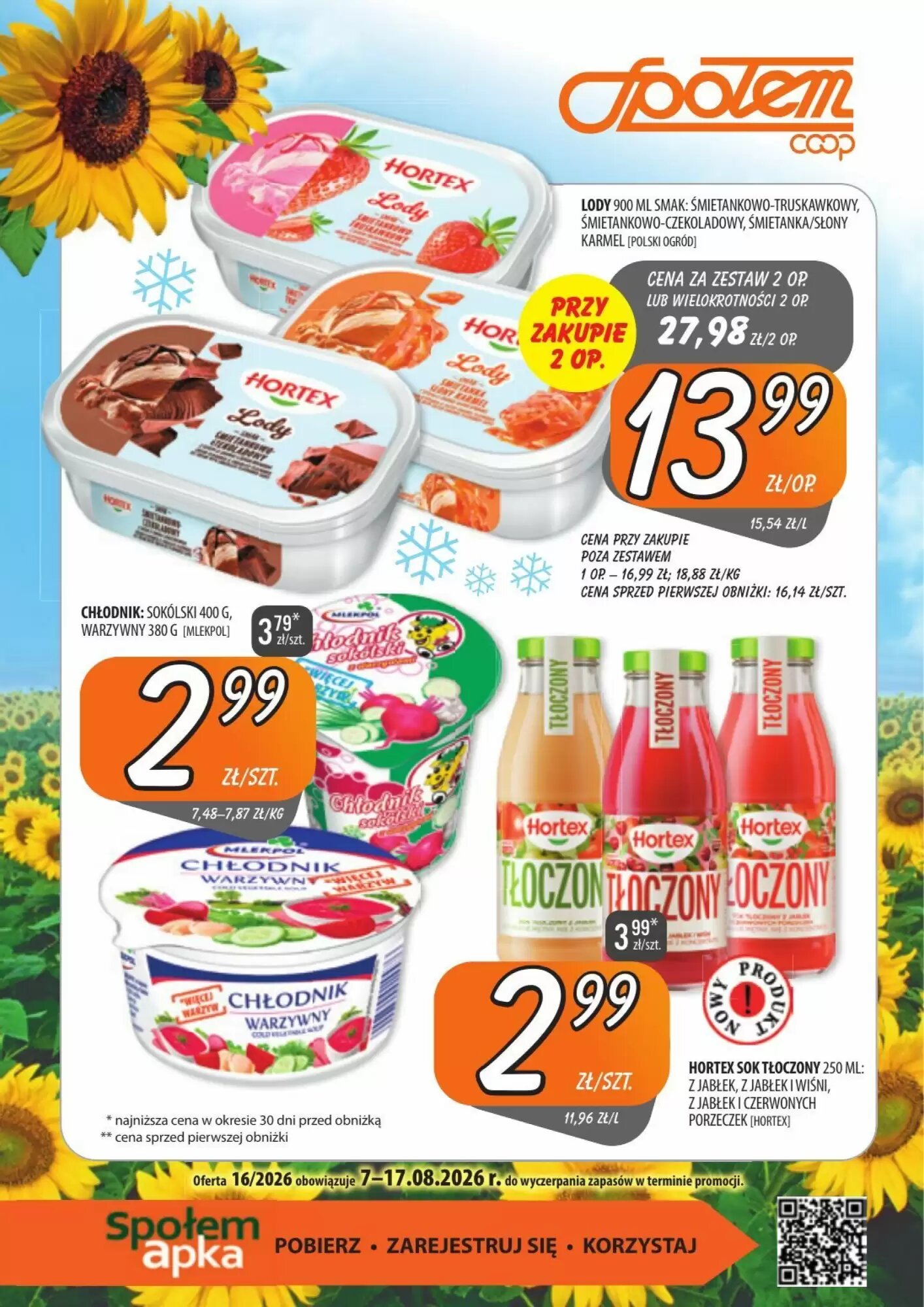 Gazetka promocyjna Społem ważna od 07.08.2026 - Strona 1.