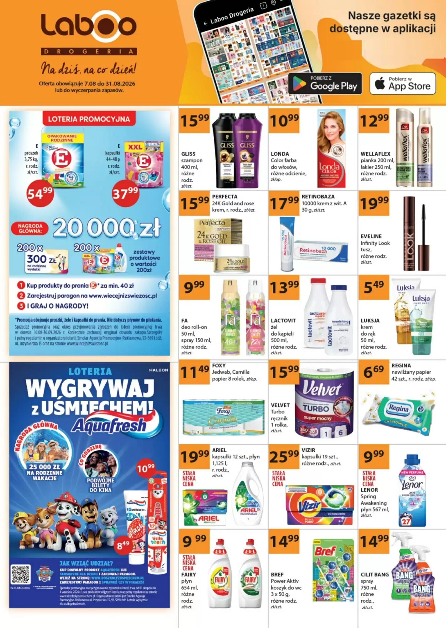 Gazetka promocyjna Drogerie Laboo ważna od 07.08.2026 - Strona 1.