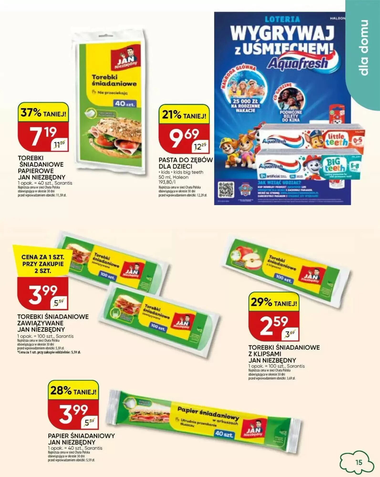 Gazetka promocyjna Chata Polska  ważna od 09.08.2026 - Strona 15.