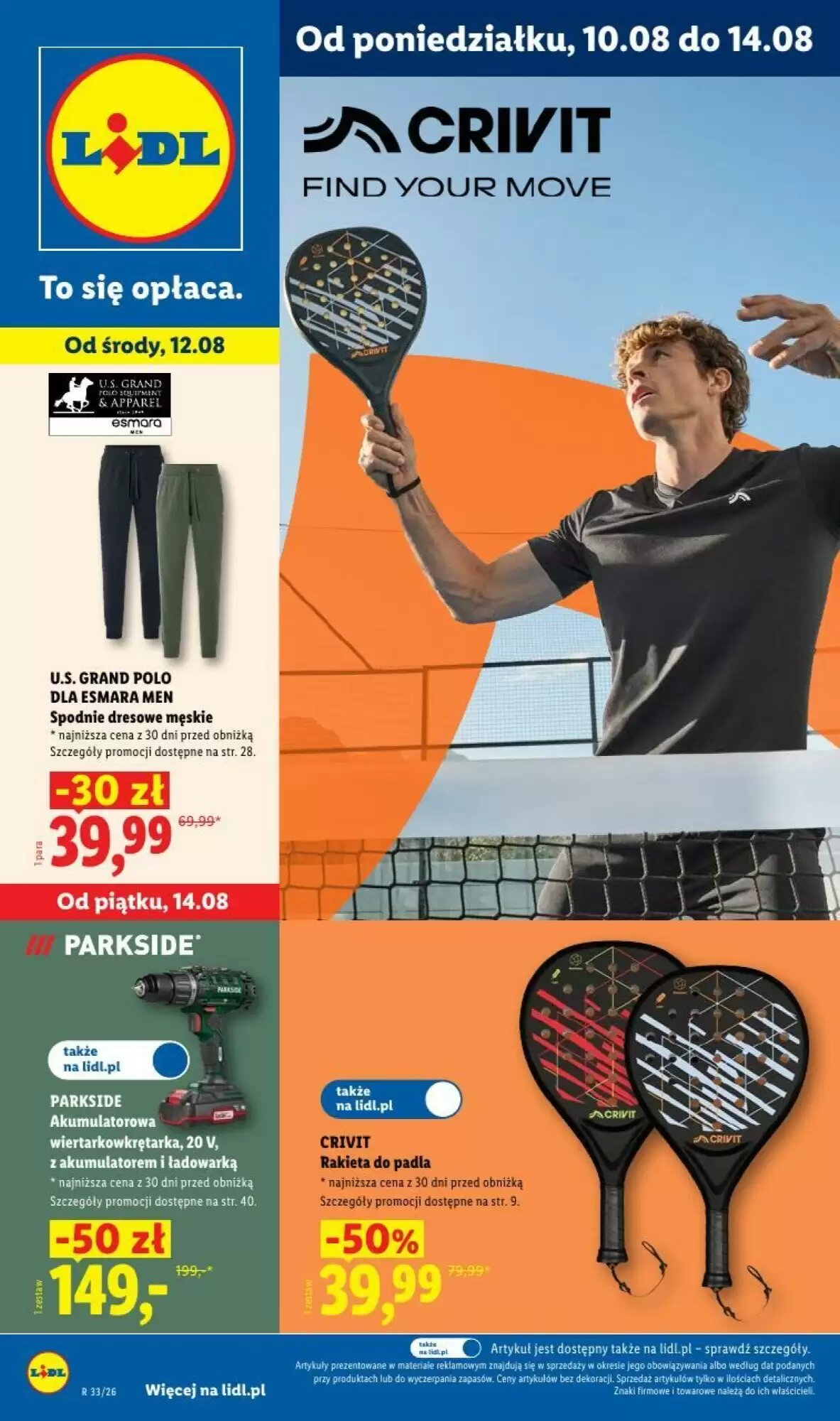 Gazetka promocyjna Lidl  ważna od 10.08.2026 - Strona 1.