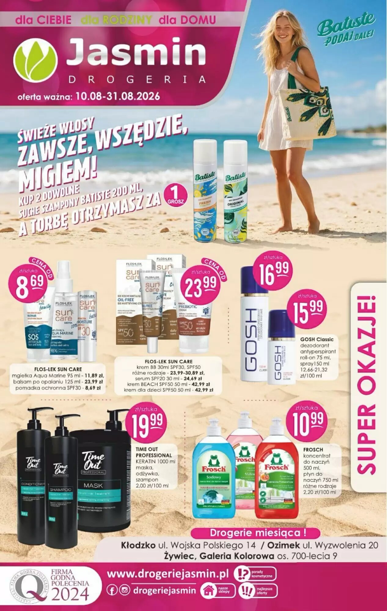 Gazetka promocyjna Jaśmin ważna od 10.08.2026 - Strona 1.