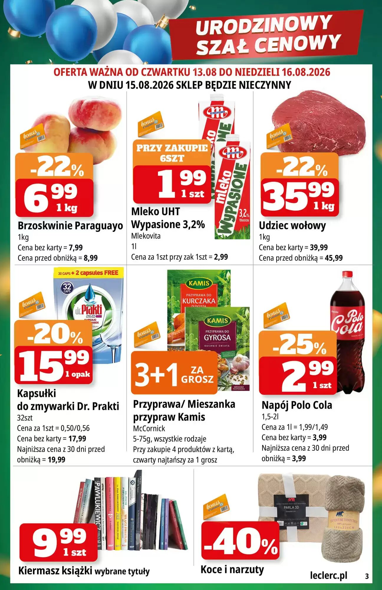 Gazetka promocyjna E.Leclerc  ważna od 10.08.2026 - Strona 3.