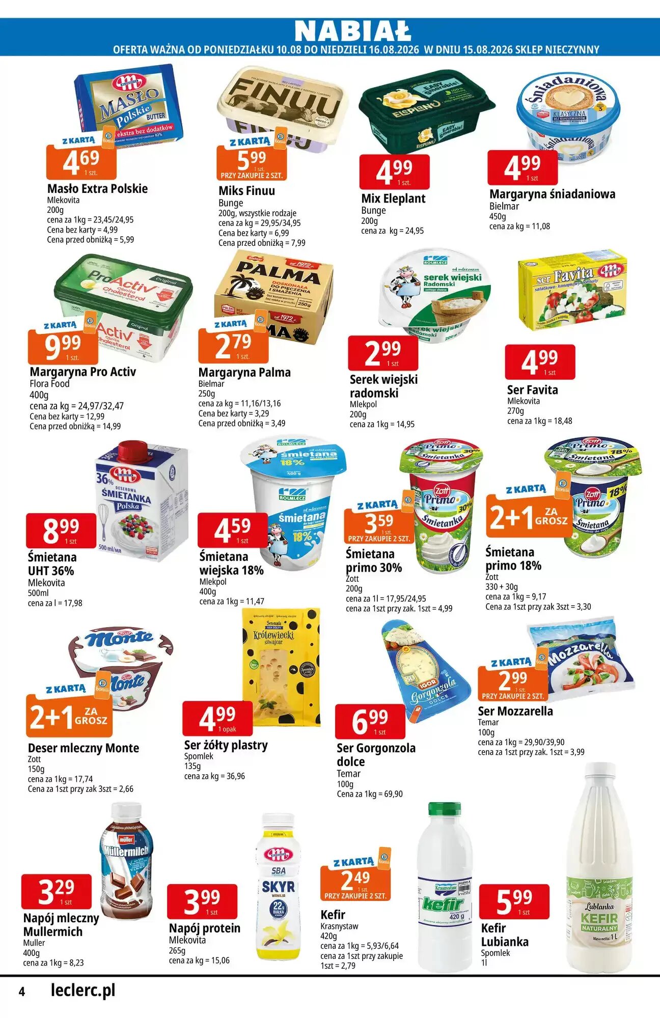 Gazetka promocyjna E.Leclerc  ważna od 10.08.2026 - Strona 4.