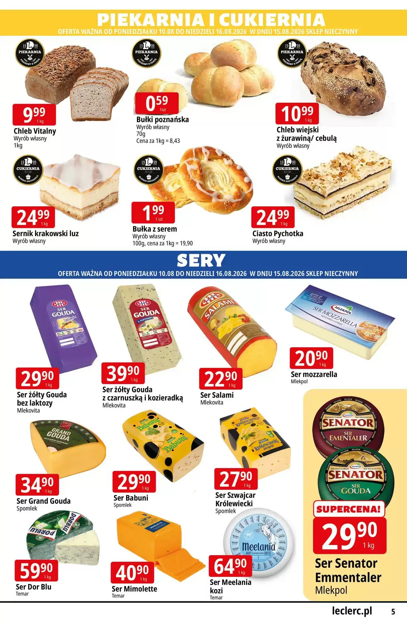Gazetka promocyjna E.Leclerc  ważna od 10.08.2026 - Strona 5.