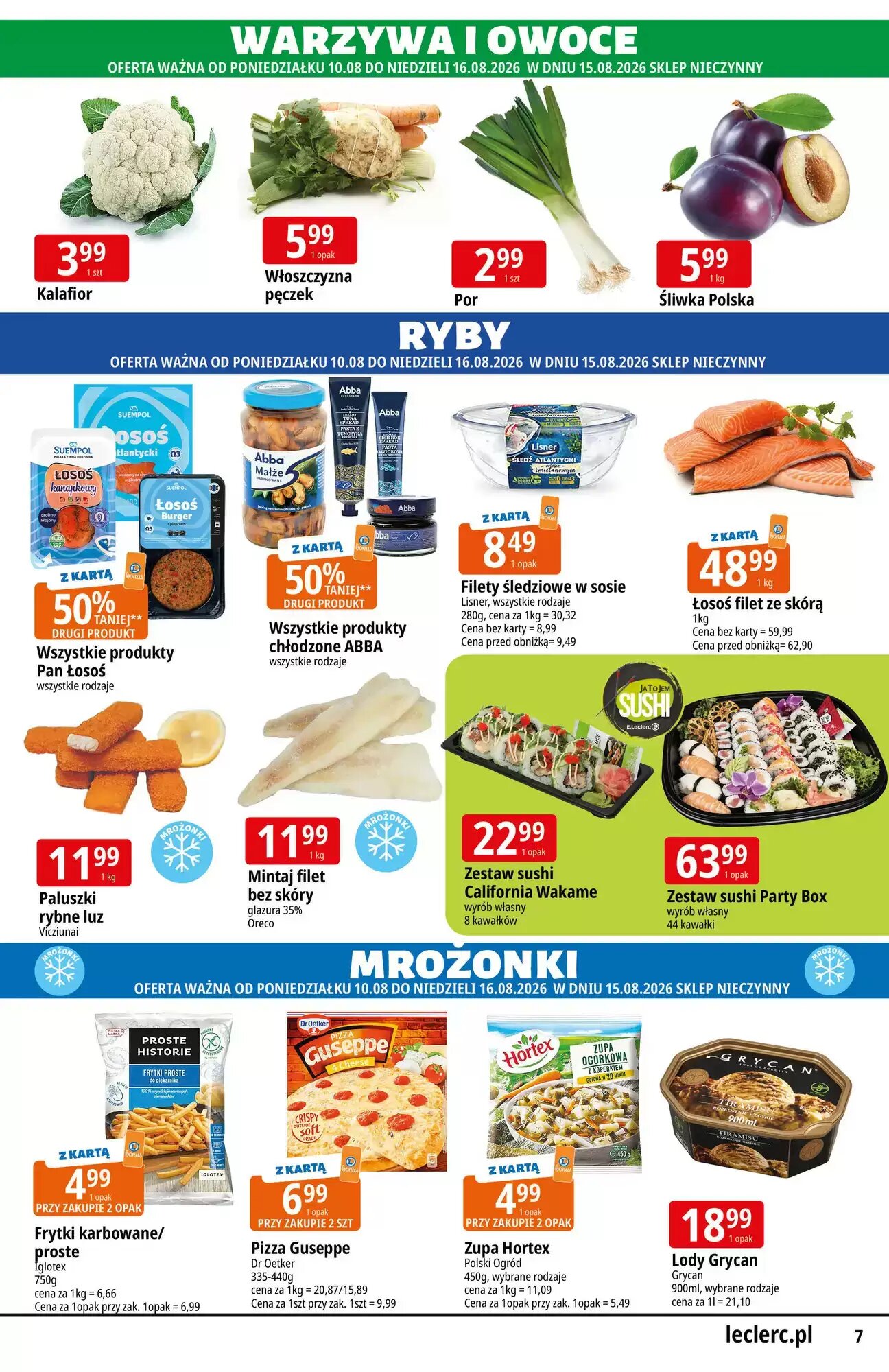 Gazetka promocyjna E.Leclerc  ważna od 10.08.2026 - Strona 7.