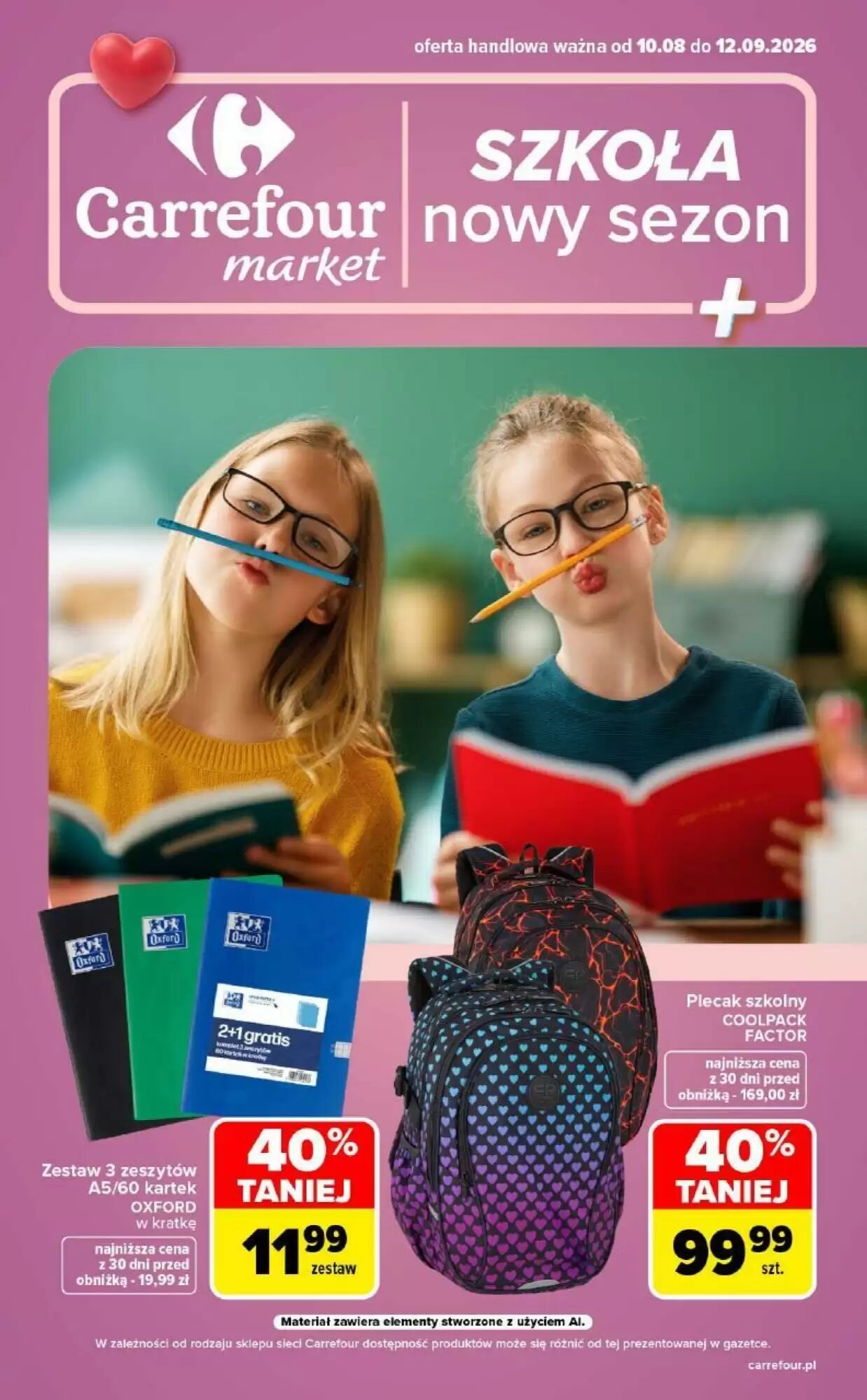 Gazetka promocyjna Carrefour Market ważna od 10.08.2026 - Strona 1.
