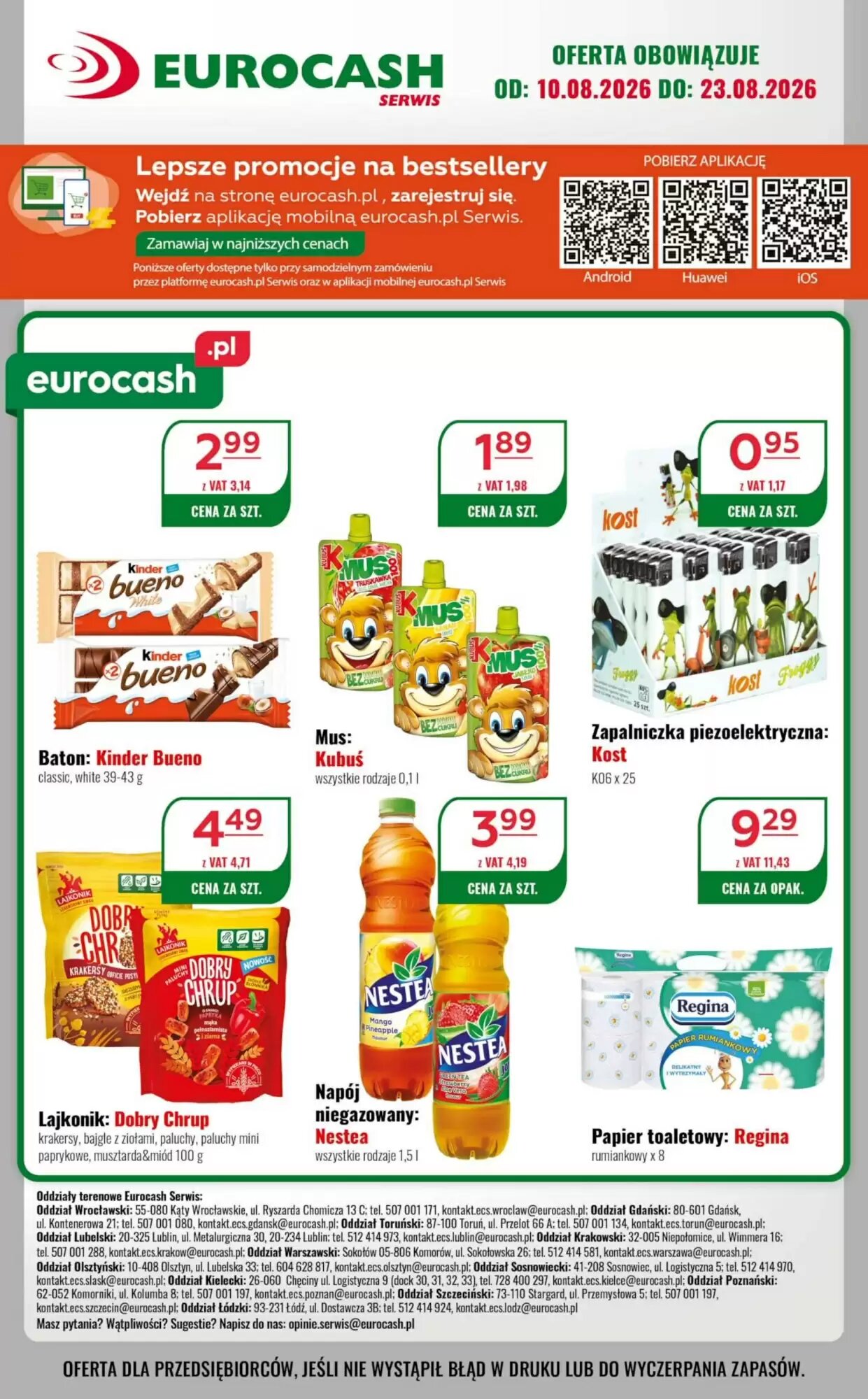Gazetka promocyjna Eurocash  ważna od 10.08.2026 - Strona 20.