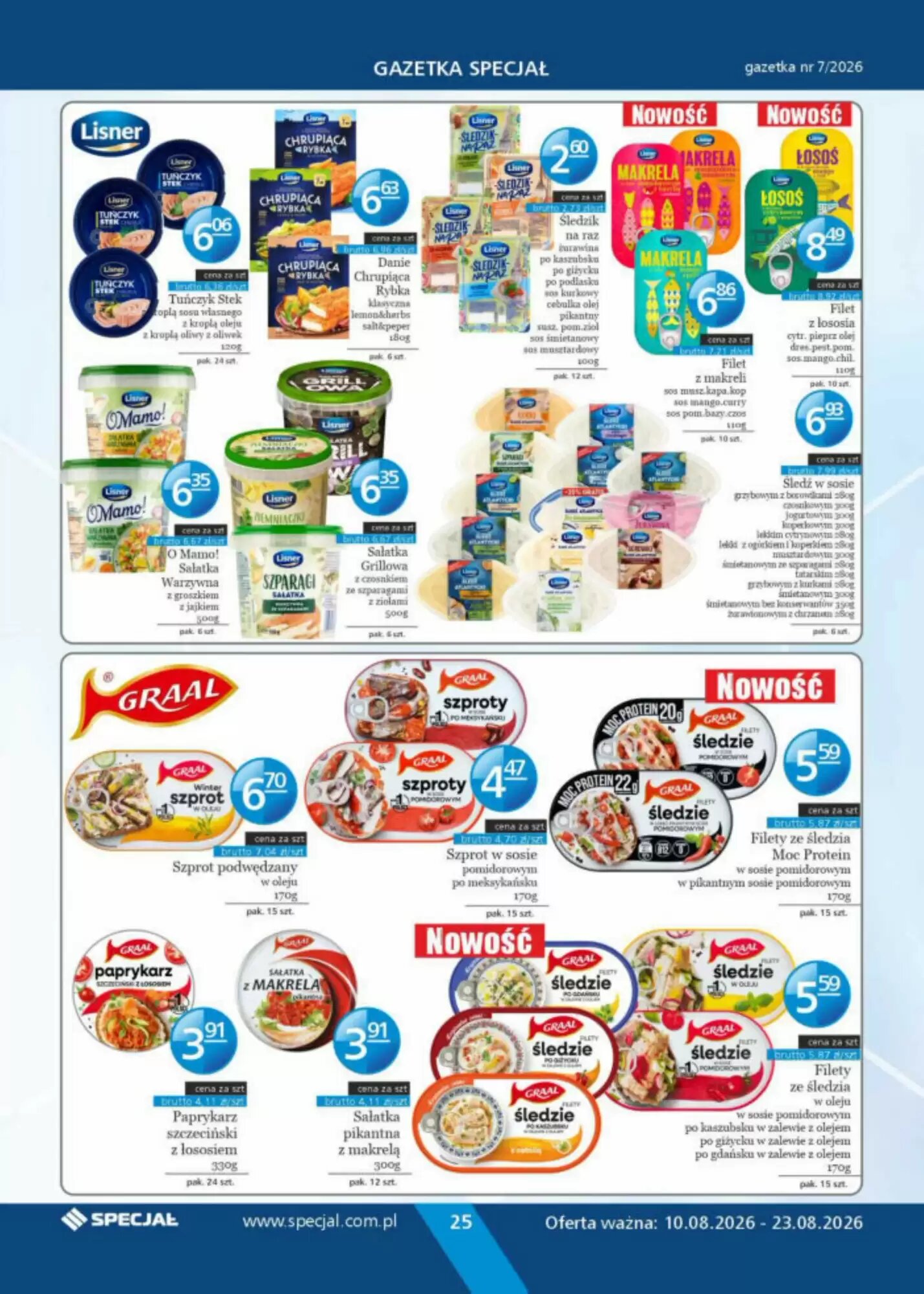 Gazetka promocyjna Specjał  ważna od 10.08.2026 - Strona 25.