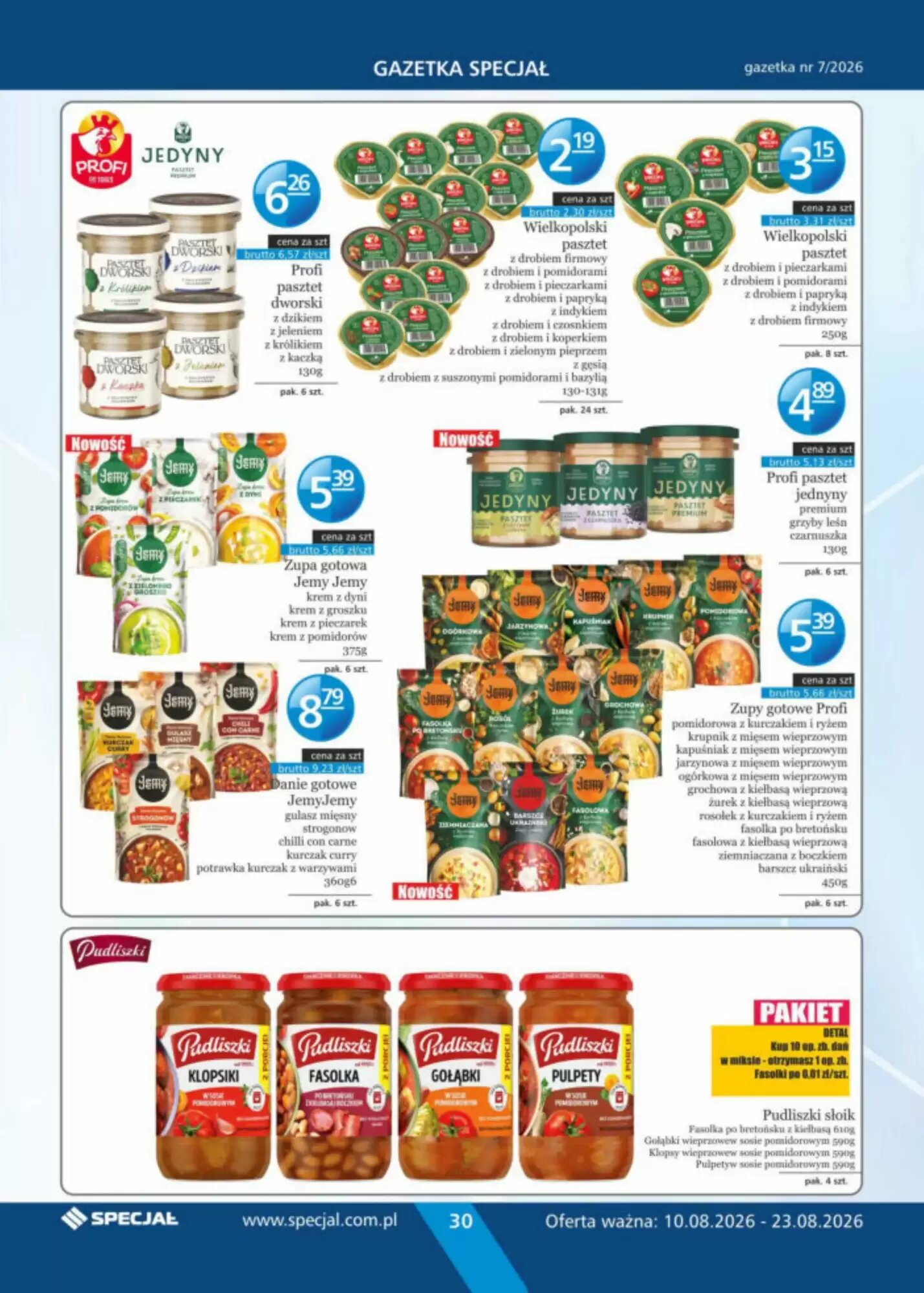Gazetka promocyjna Specjał  ważna od 10.08.2026 - Strona 30.