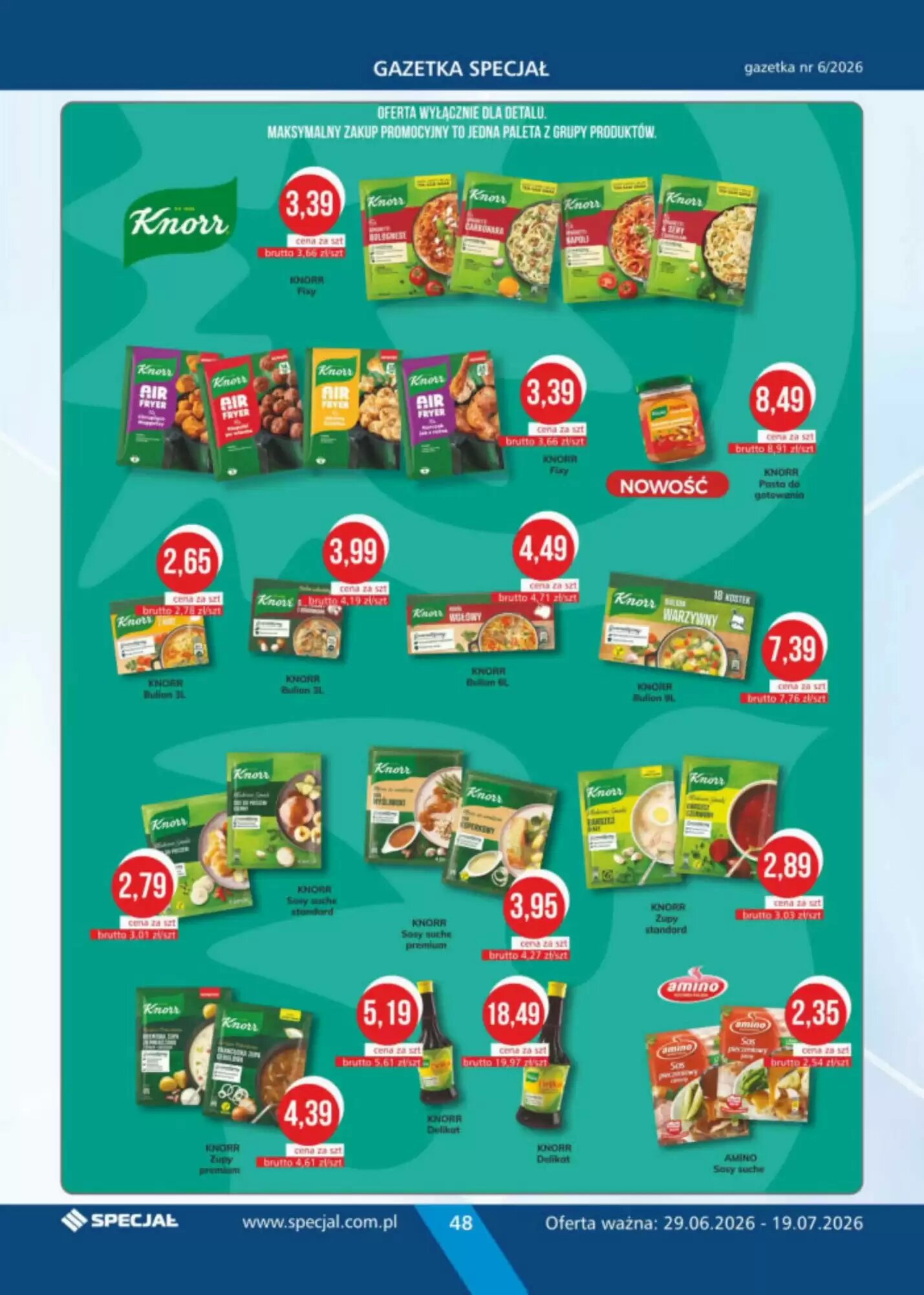 Gazetka promocyjna Specjał  ważna od 10.08.2026 - Strona 48.