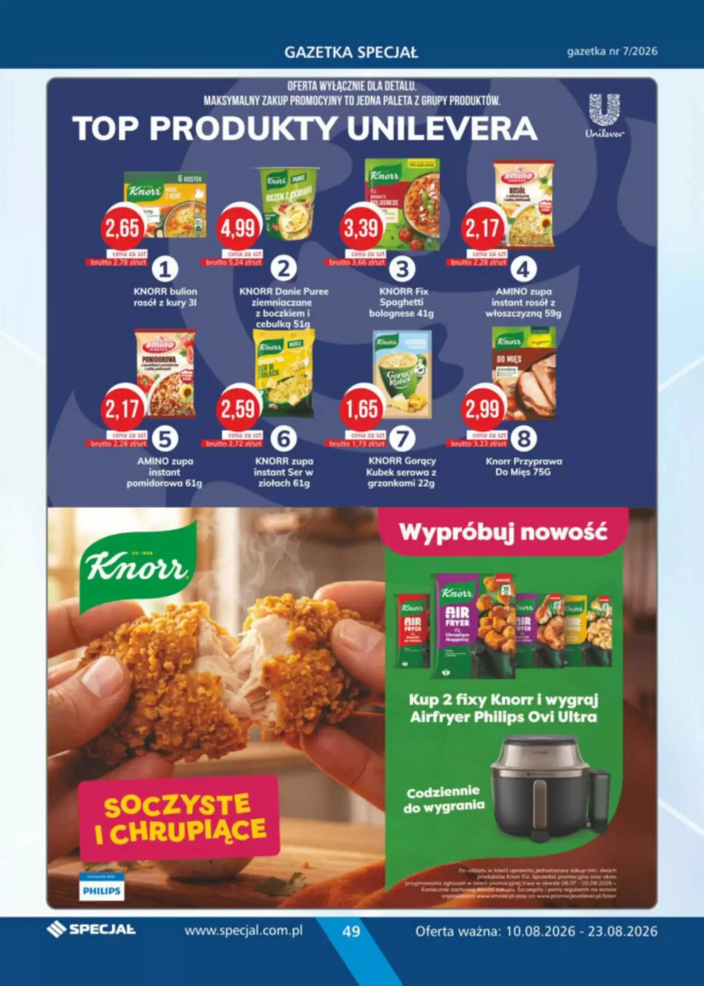Gazetka promocyjna Specjał  ważna od 10.08.2026 - Strona 49.