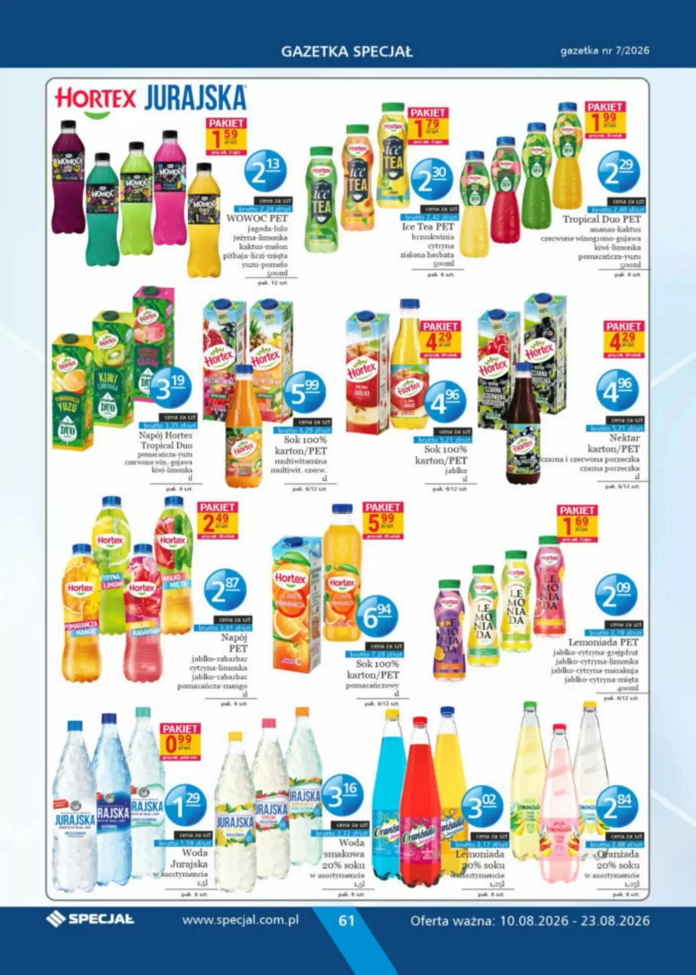 Gazetka promocyjna Specjał  ważna od 10.08.2026 - Strona 61.