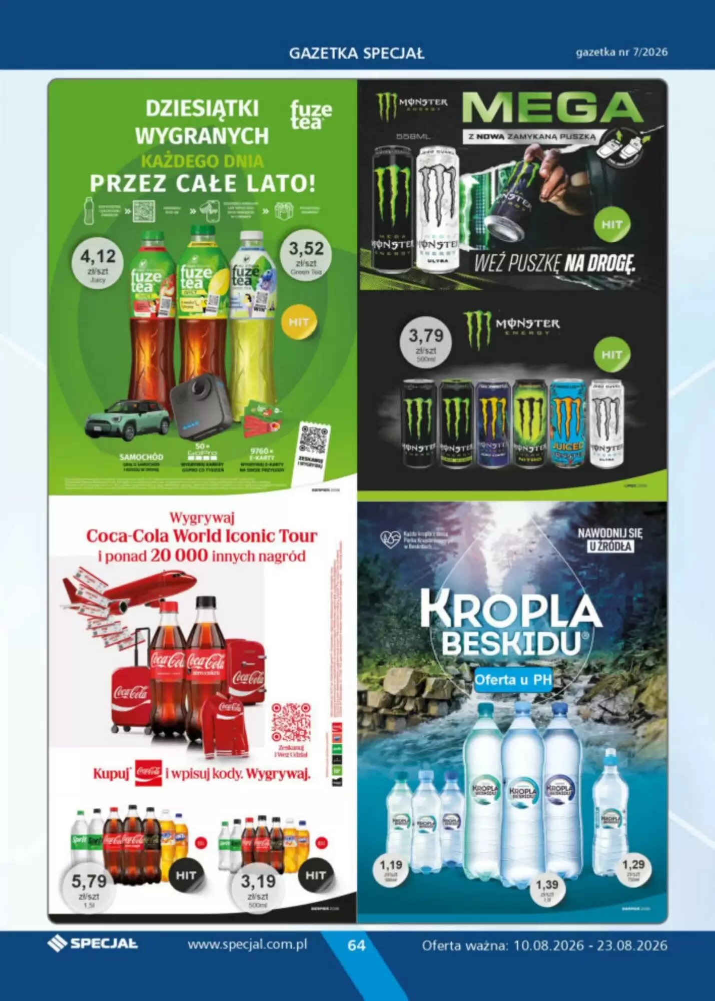 Gazetka promocyjna Specjał  ważna od 10.08.2026 - Strona 64.