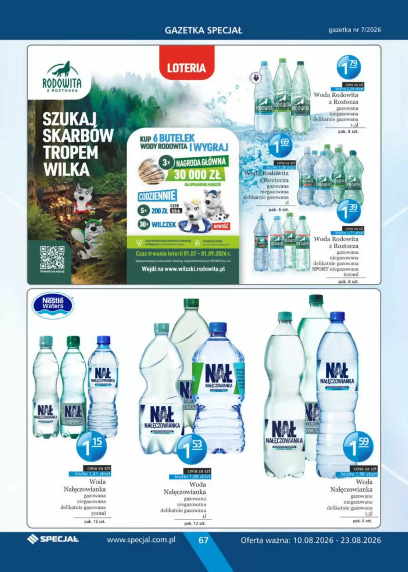 Gazetka promocyjna Specjał  ważna od 10.08.2026 - Strona 67.