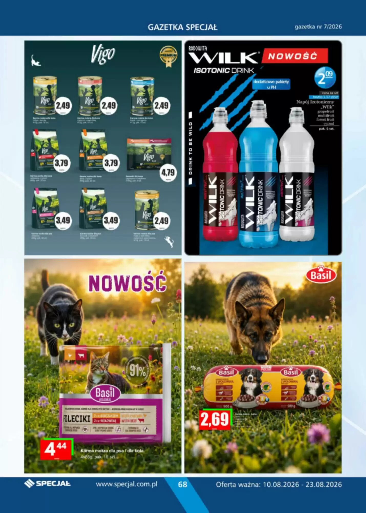 Gazetka promocyjna Specjał  ważna od 10.08.2026 - Strona 68.