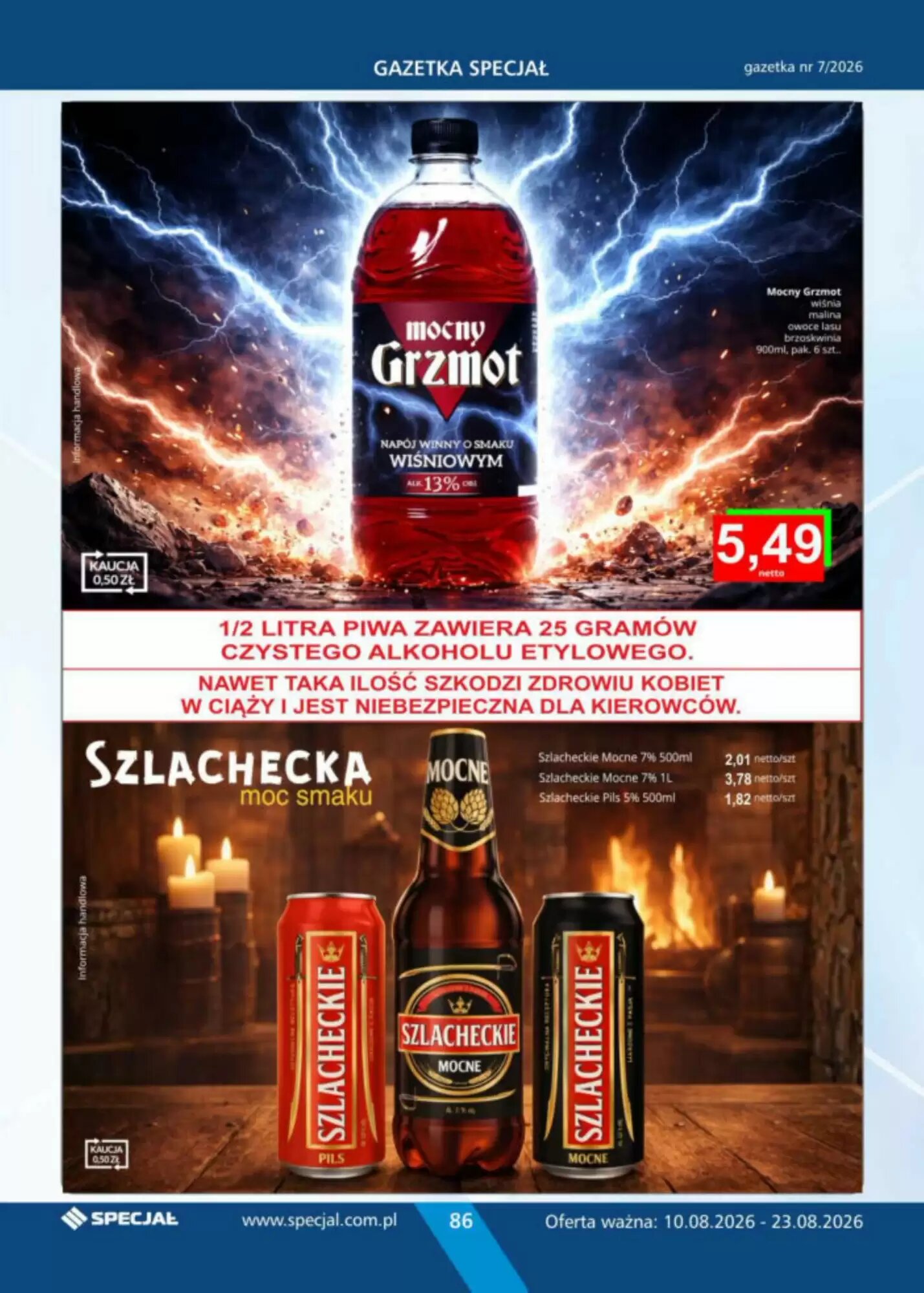 Gazetka promocyjna Specjał  ważna od 10.08.2026 - Strona 86.
