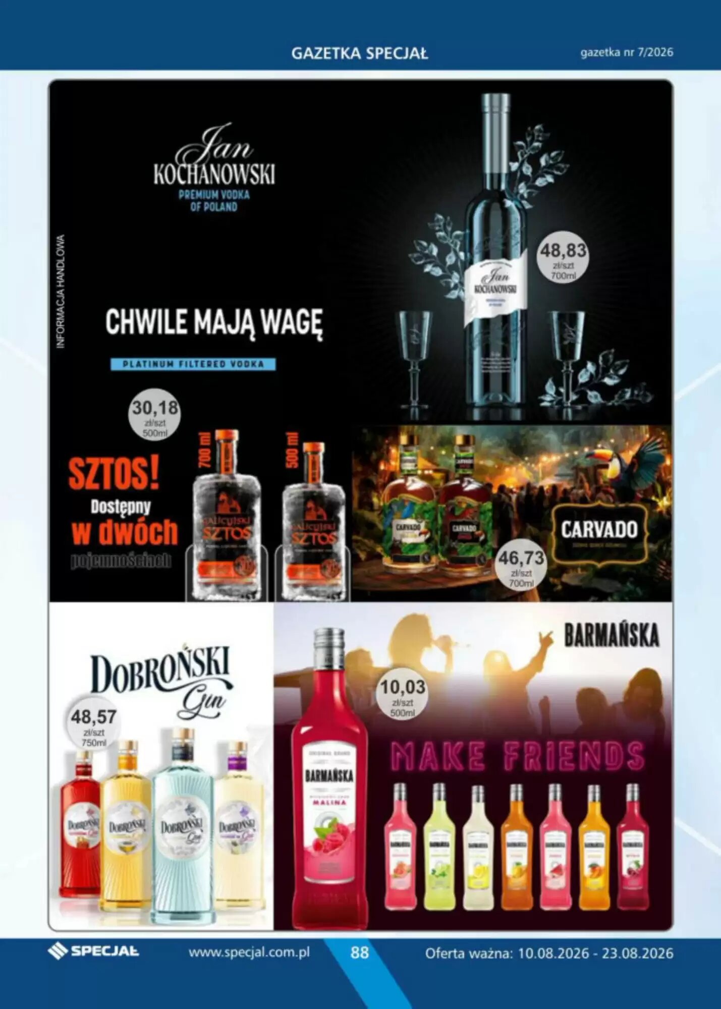 Gazetka promocyjna Specjał  ważna od 10.08.2026 - Strona 88.
