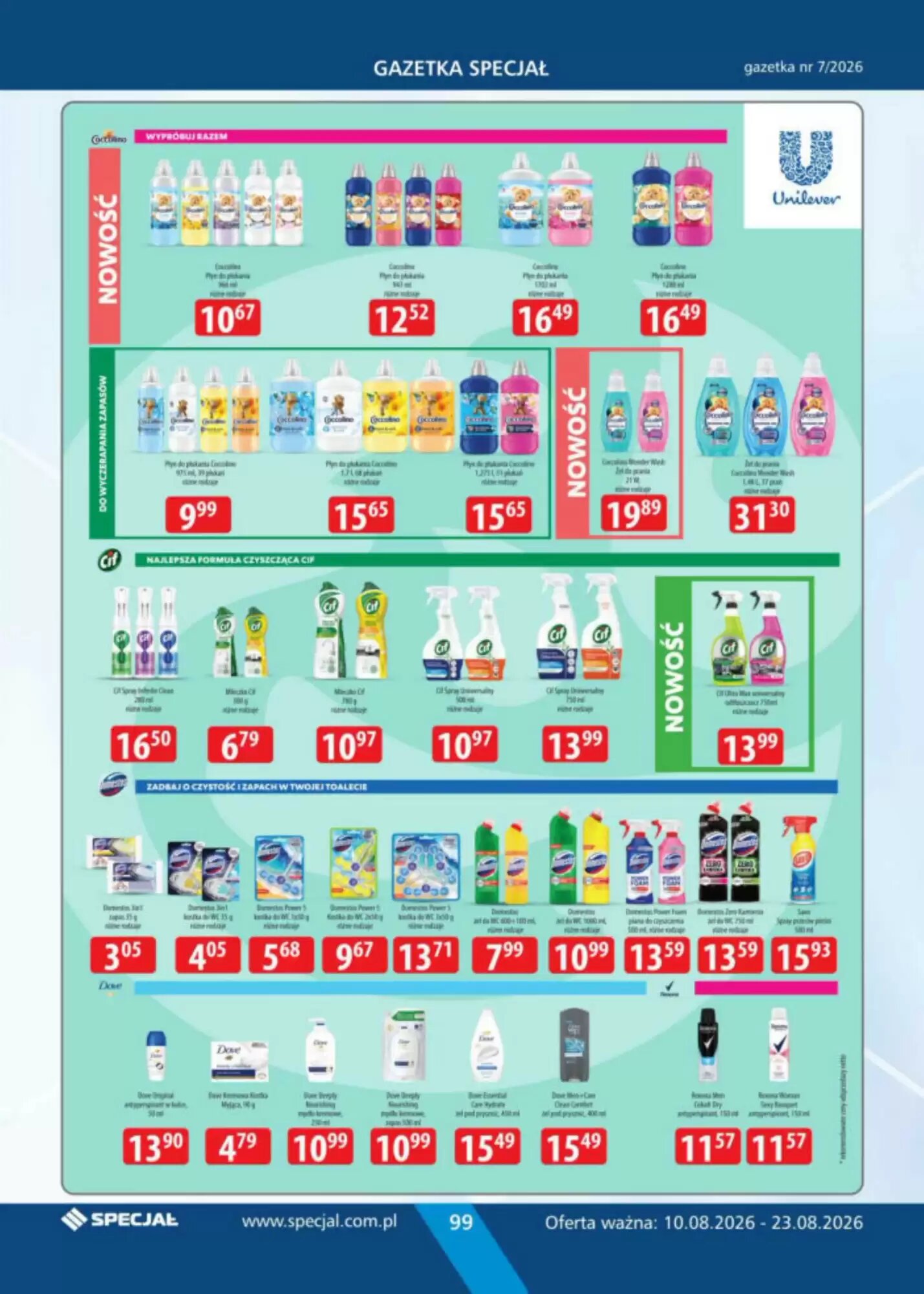 Gazetka promocyjna Specjał  ważna od 10.08.2026 - Strona 99.