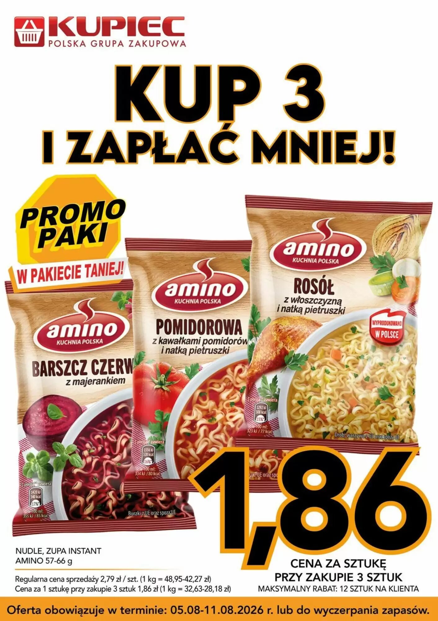 Gazetka promocyjna Kupiec  ważna od 10.08.2026 - Strona 5.