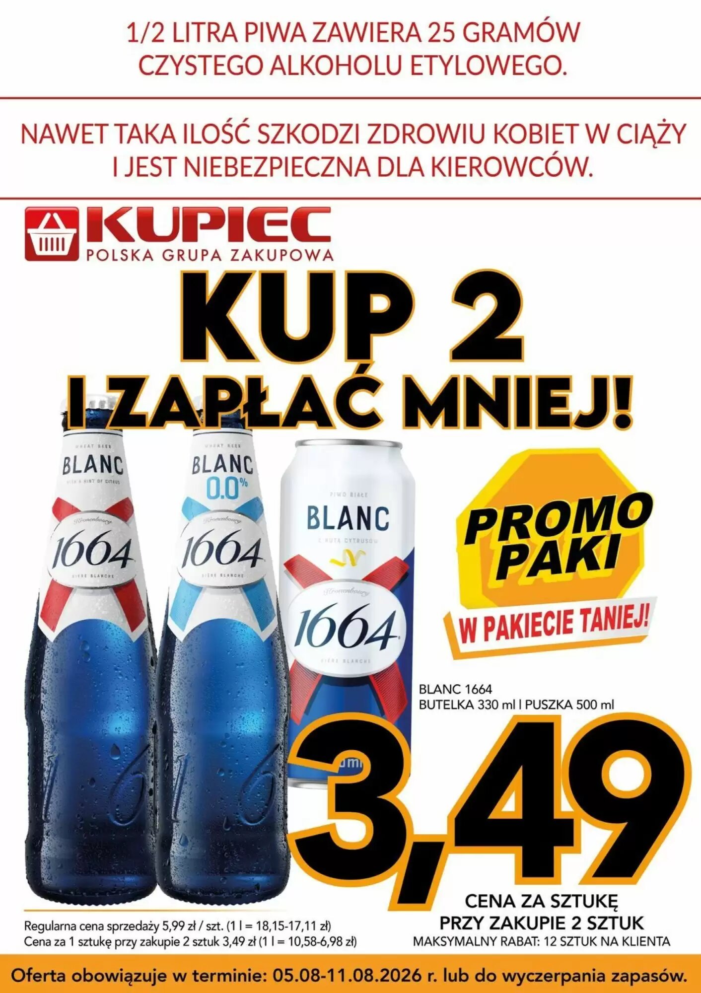 Gazetka promocyjna Kupiec  ważna od 10.08.2026 - Strona 6.