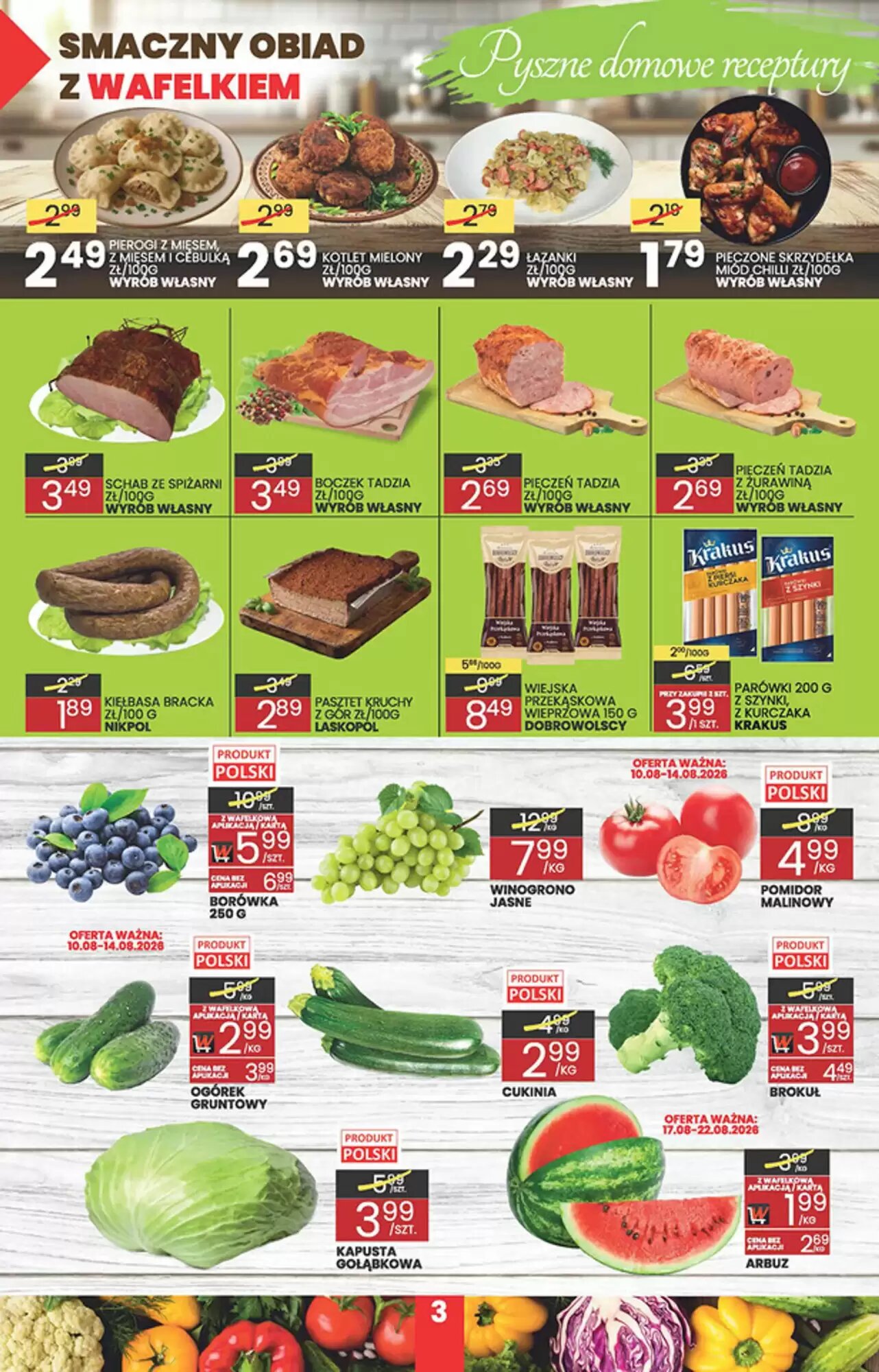 Gazetka promocyjna Wafelek  ważna od 10.08.2026 - Strona 3.