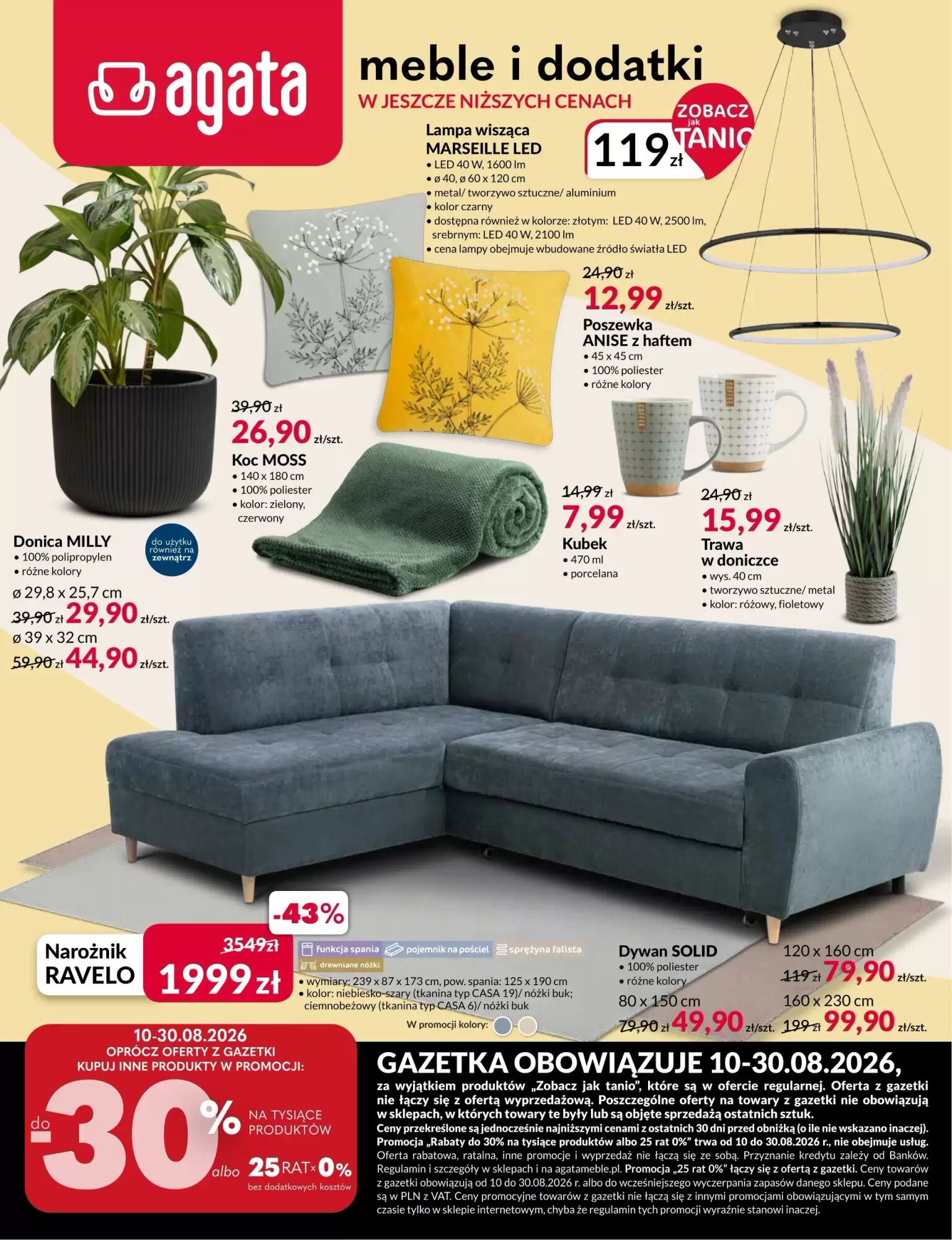 Gazetka promocyjna Agata  ważna od 10.08.2026 - Strona 1.