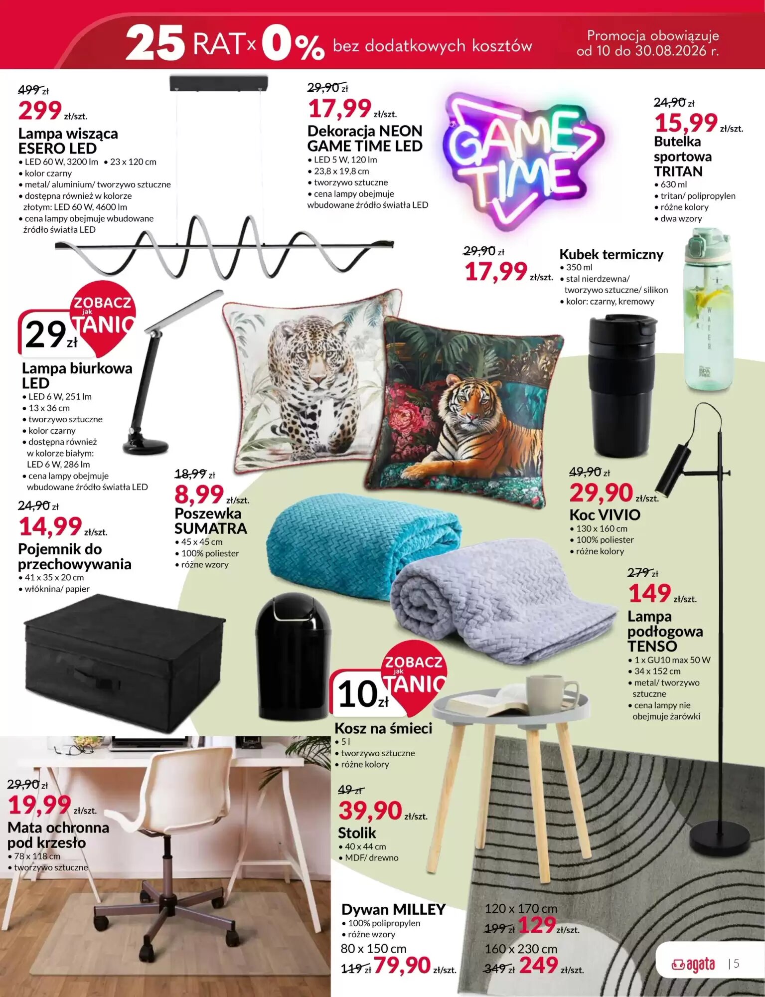 Gazetka promocyjna Agata  ważna od 10.08.2026 - Strona 5.