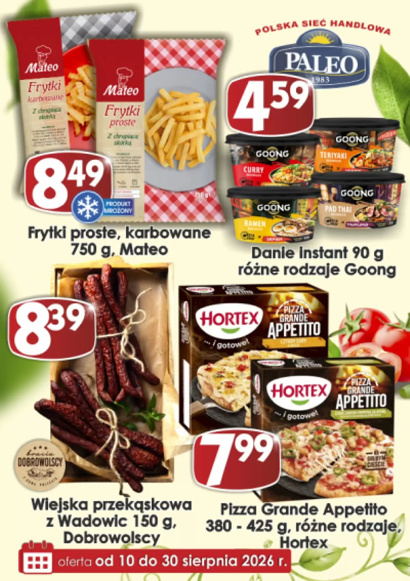 Gazetka promocyjna Delikatesy Paleo  ważna od 10.08.2026 - Strona 4.