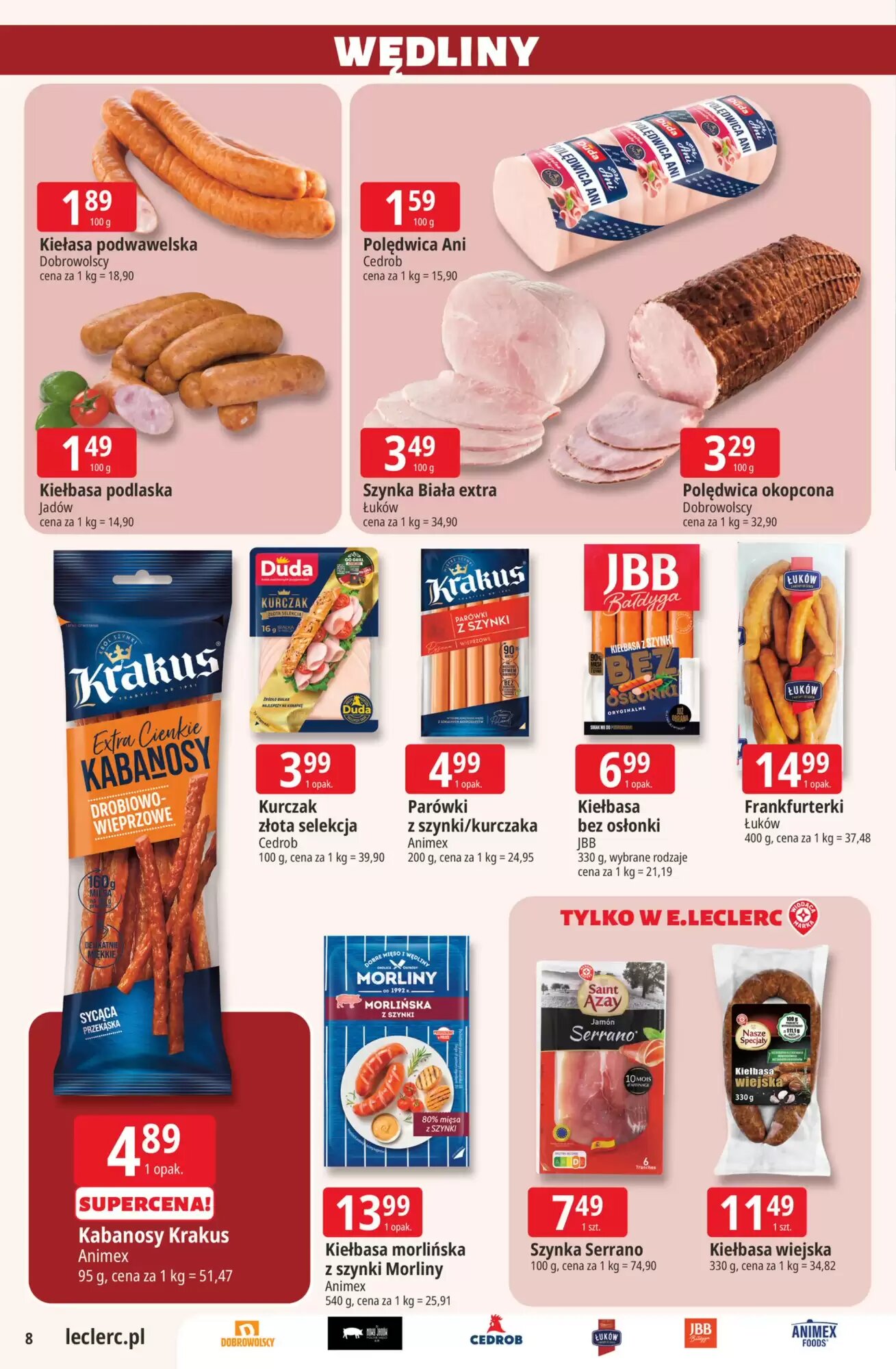 Gazetka promocyjna E.Leclerc  ważna od 11.08.2026 - Strona 8.