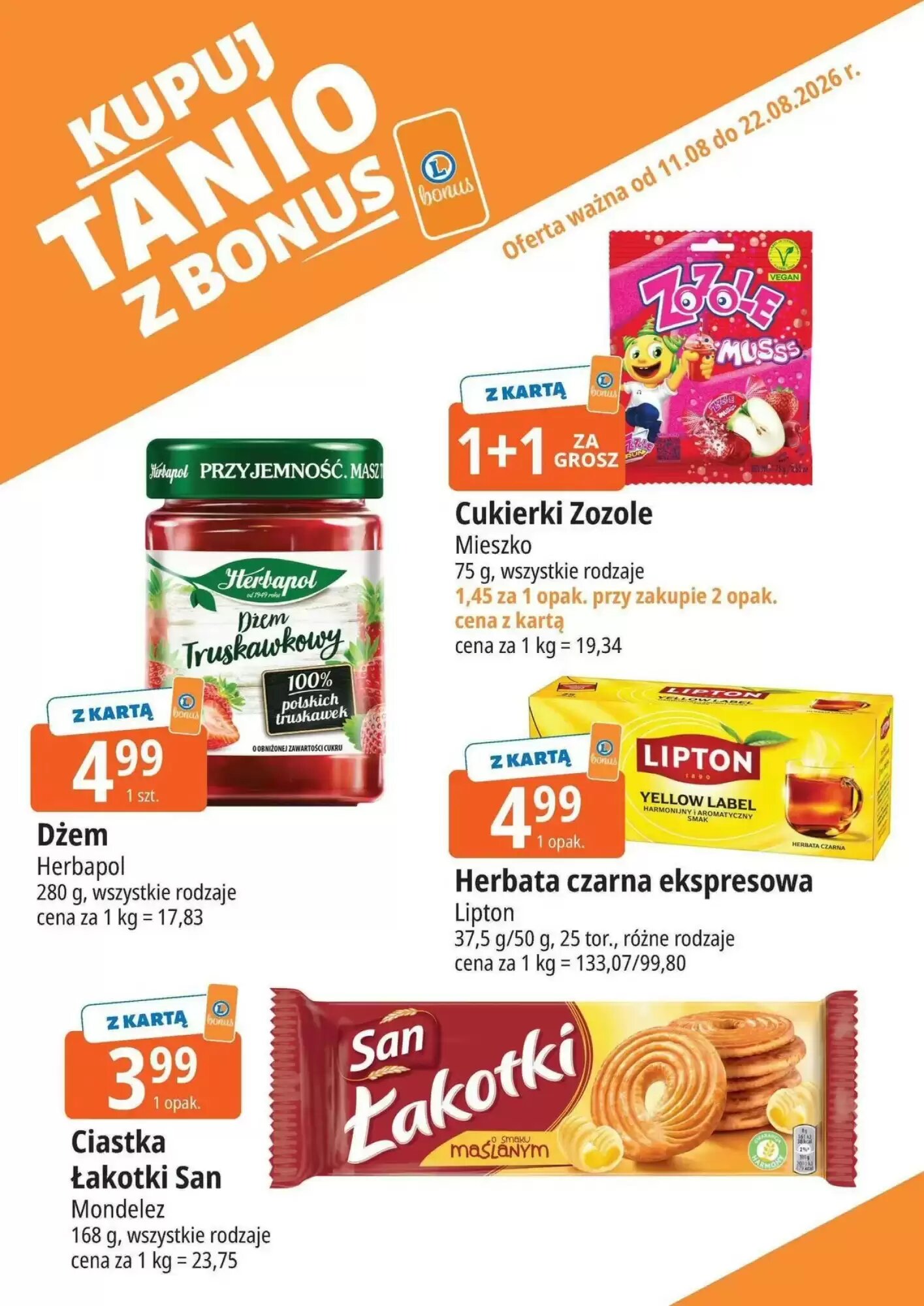 Gazetka promocyjna E.Leclerc  ważna od 11.08.2026 - Strona 1.
