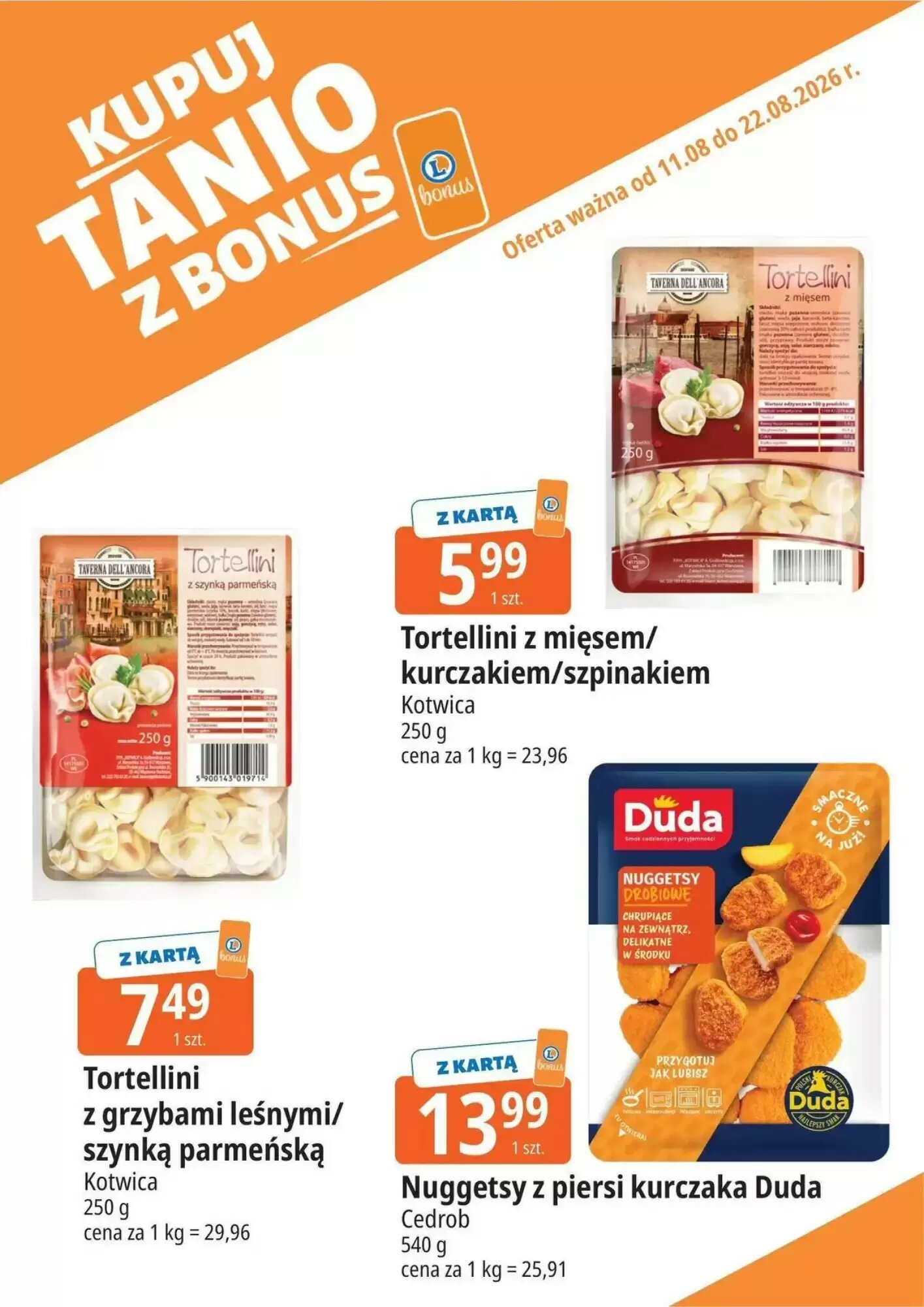 Gazetka promocyjna E.Leclerc ważna od 11.08.2026 - Strona 1.