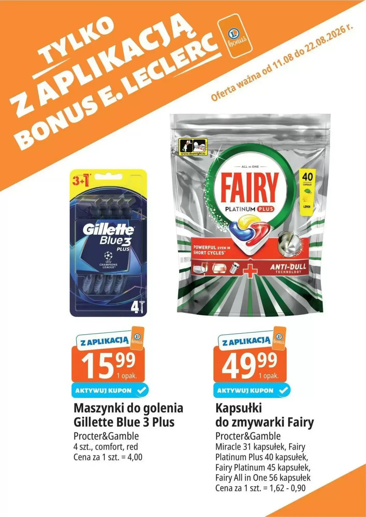 Gazetka promocyjna E.Leclerc  ważna od 11.08.2026 - Strona 5.