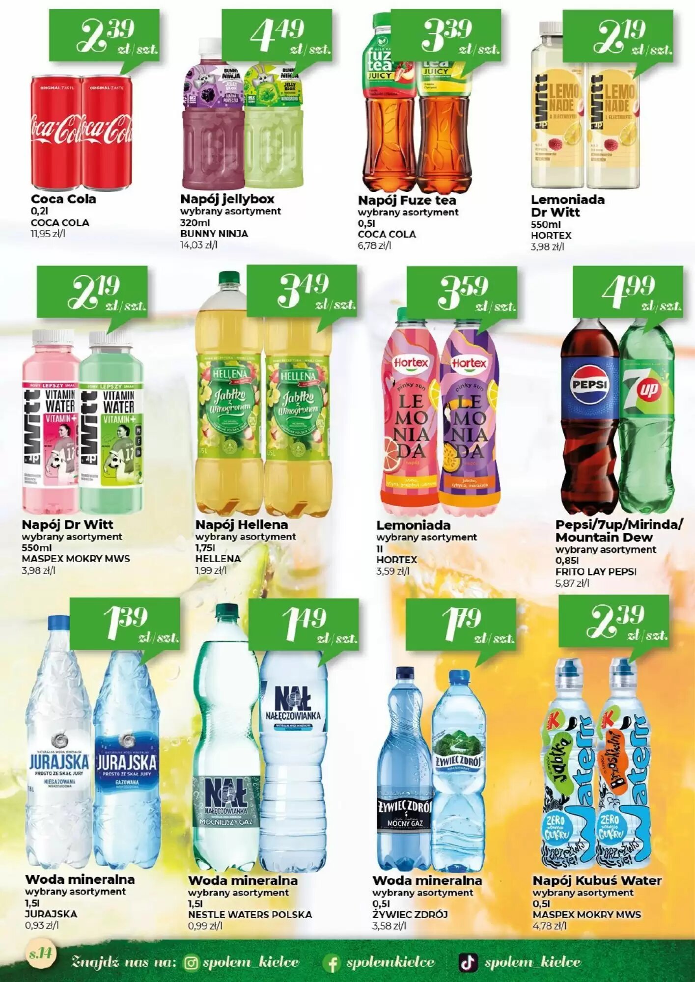 Gazetka promocyjna Społem  ważna od 12.08.2026 - Strona 14.