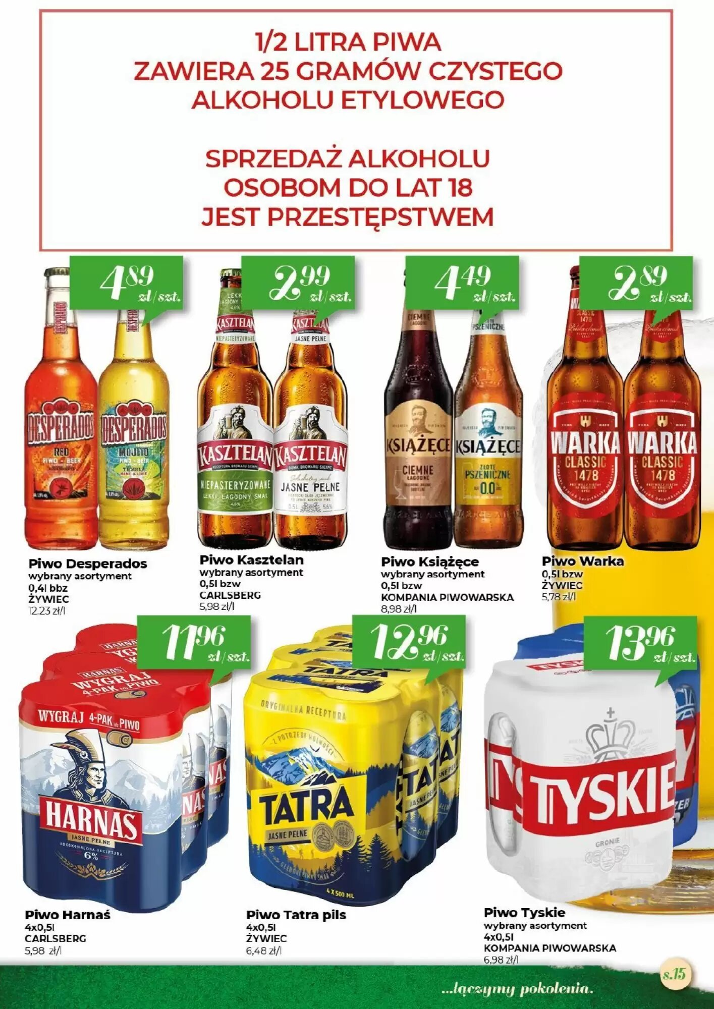 Gazetka promocyjna Społem  ważna od 12.08.2026 - Strona 15.