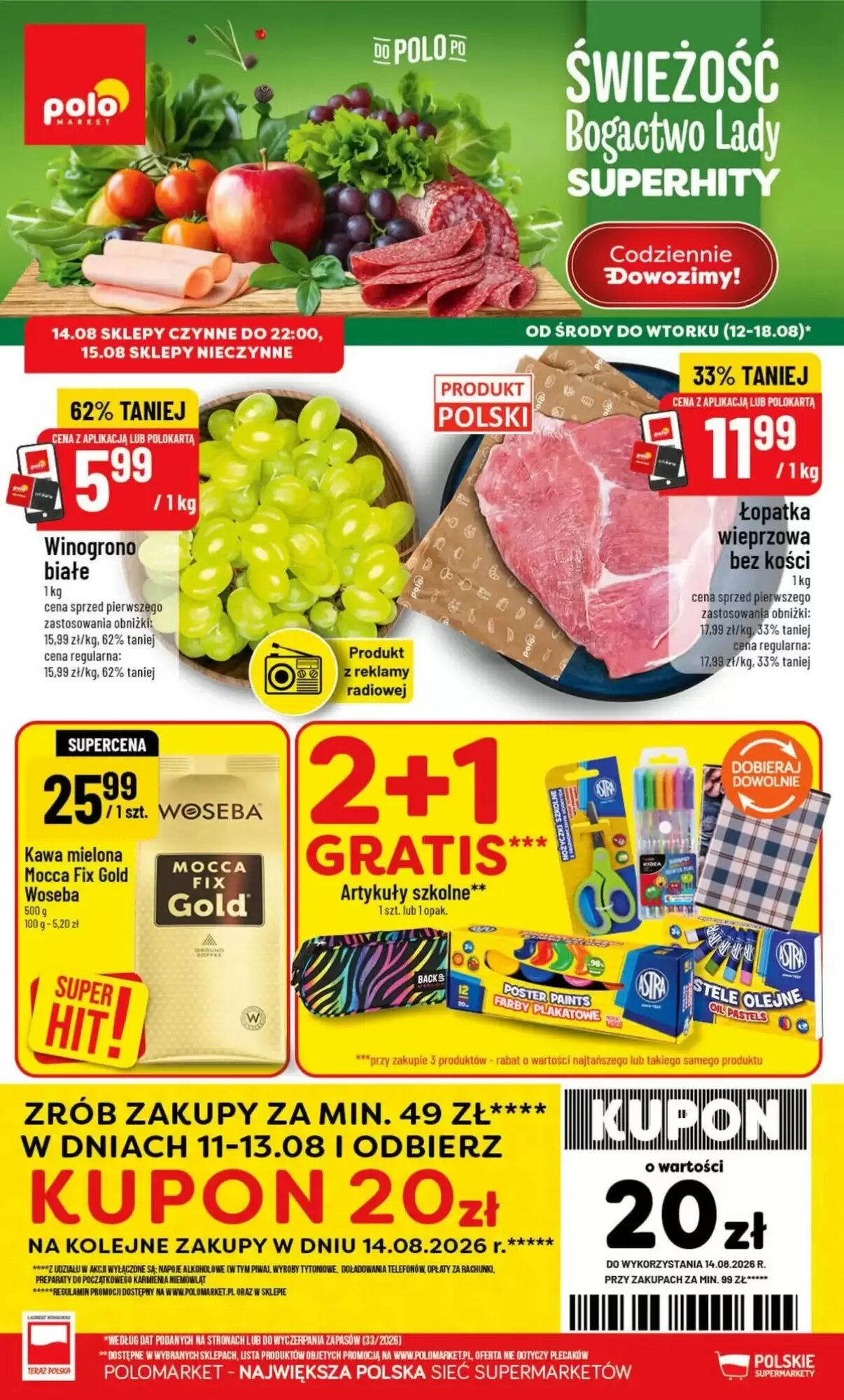 Gazetka promocyjna Polomarket  ważna od 12.08.2026 - Strona 1.