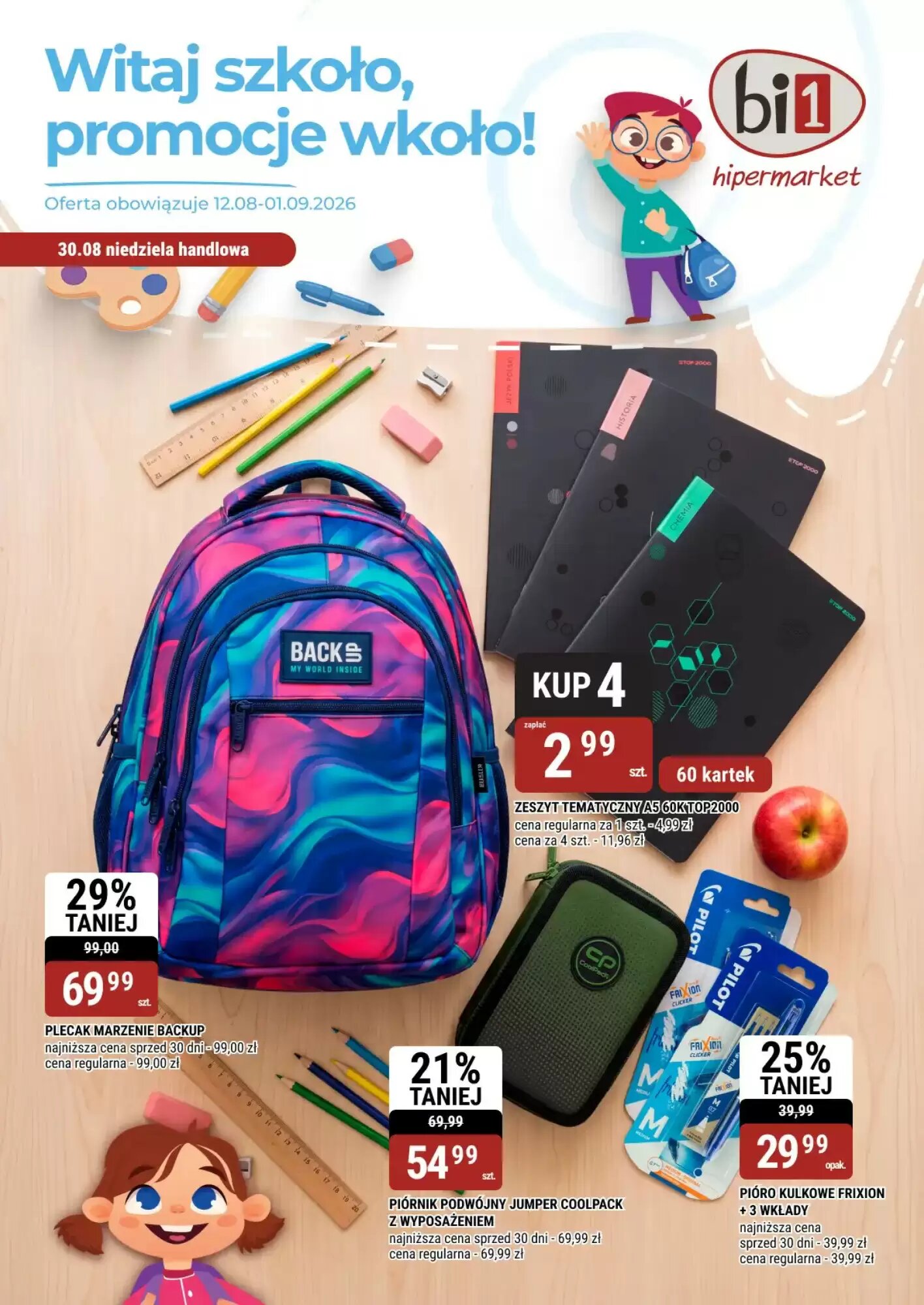 Gazetka promocyjna bi1  ważna od 12.08.2026 - Strona 1.