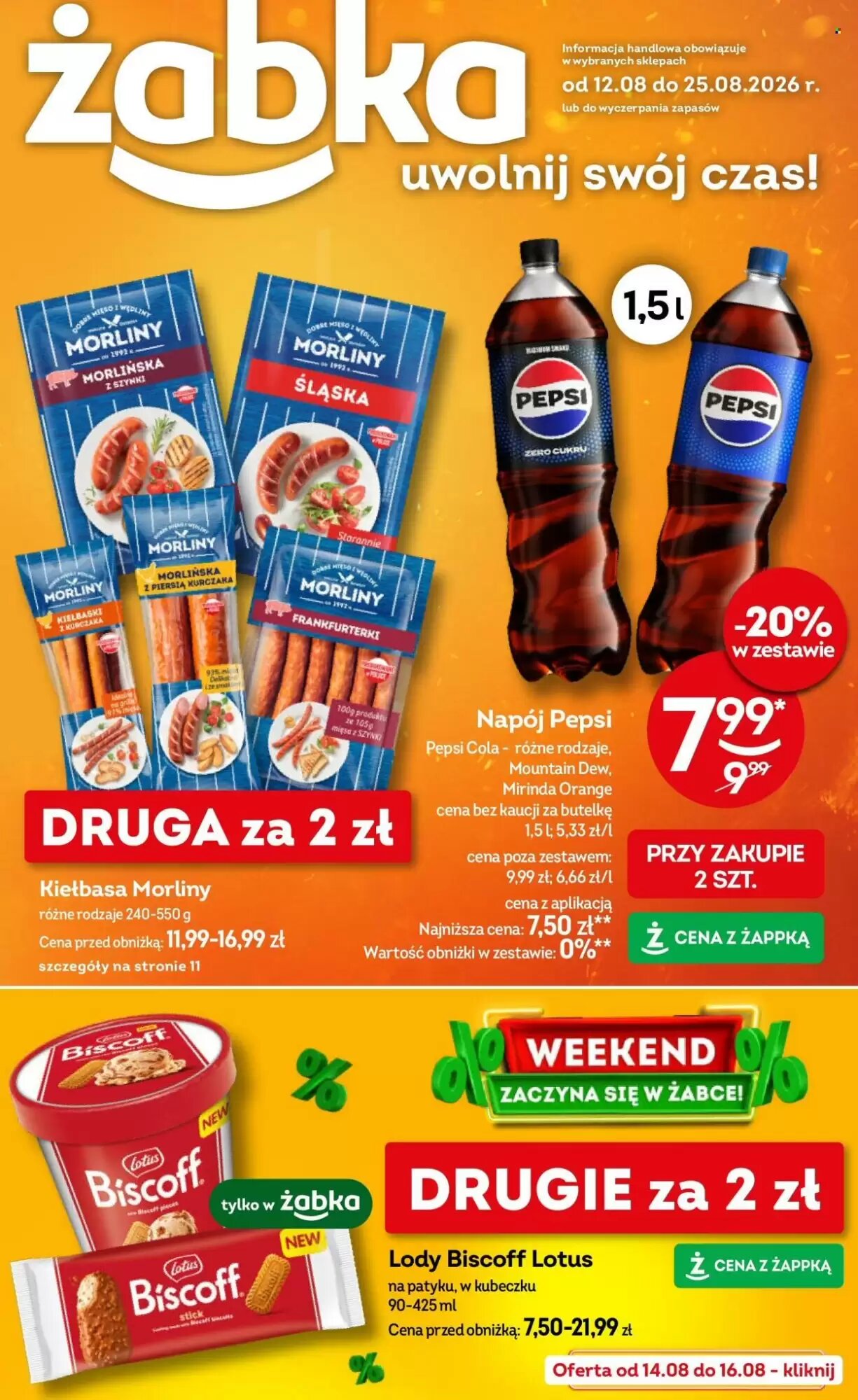 Gazetka promocyjna Żabka  ważna od 12.08.2026 - Strona 1.